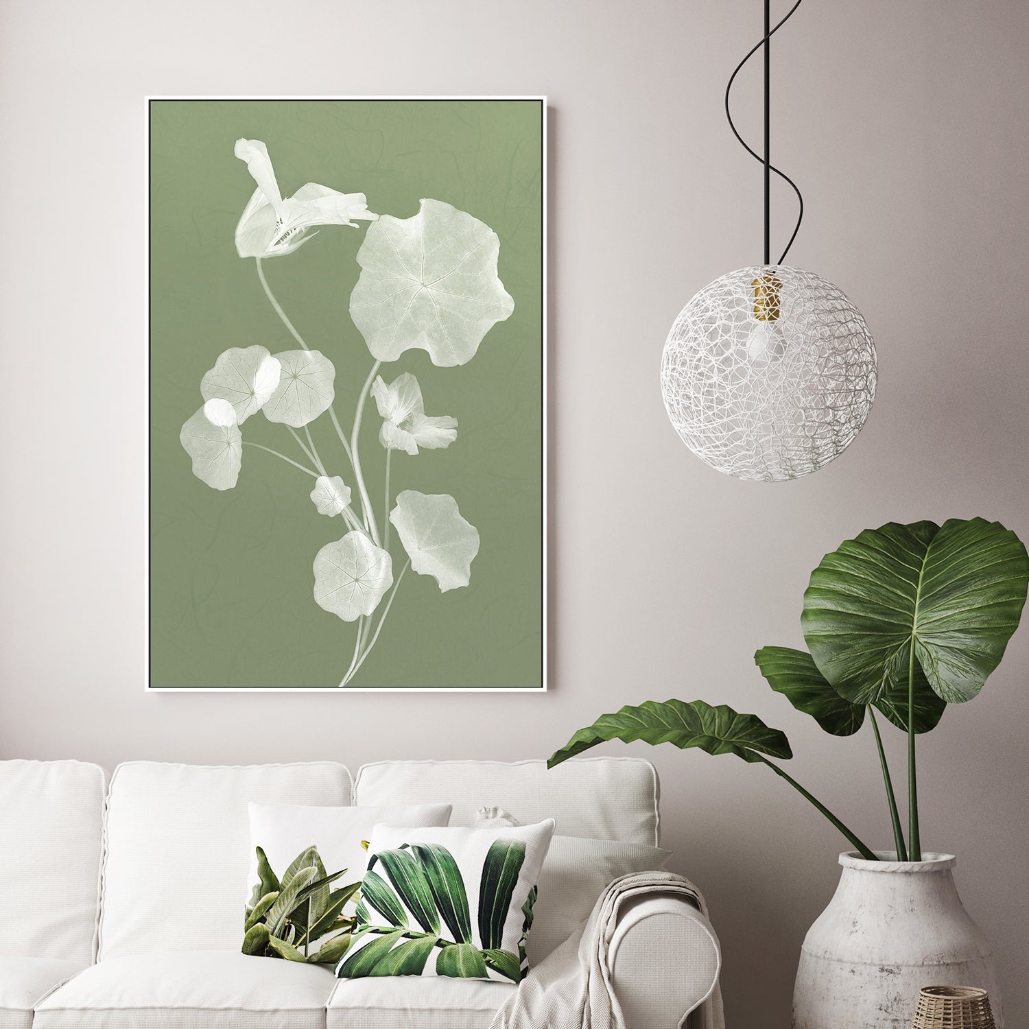 wall-art-print-canvas-poster-framed-Floral Dancer, Style B , By Leda Robertson-7