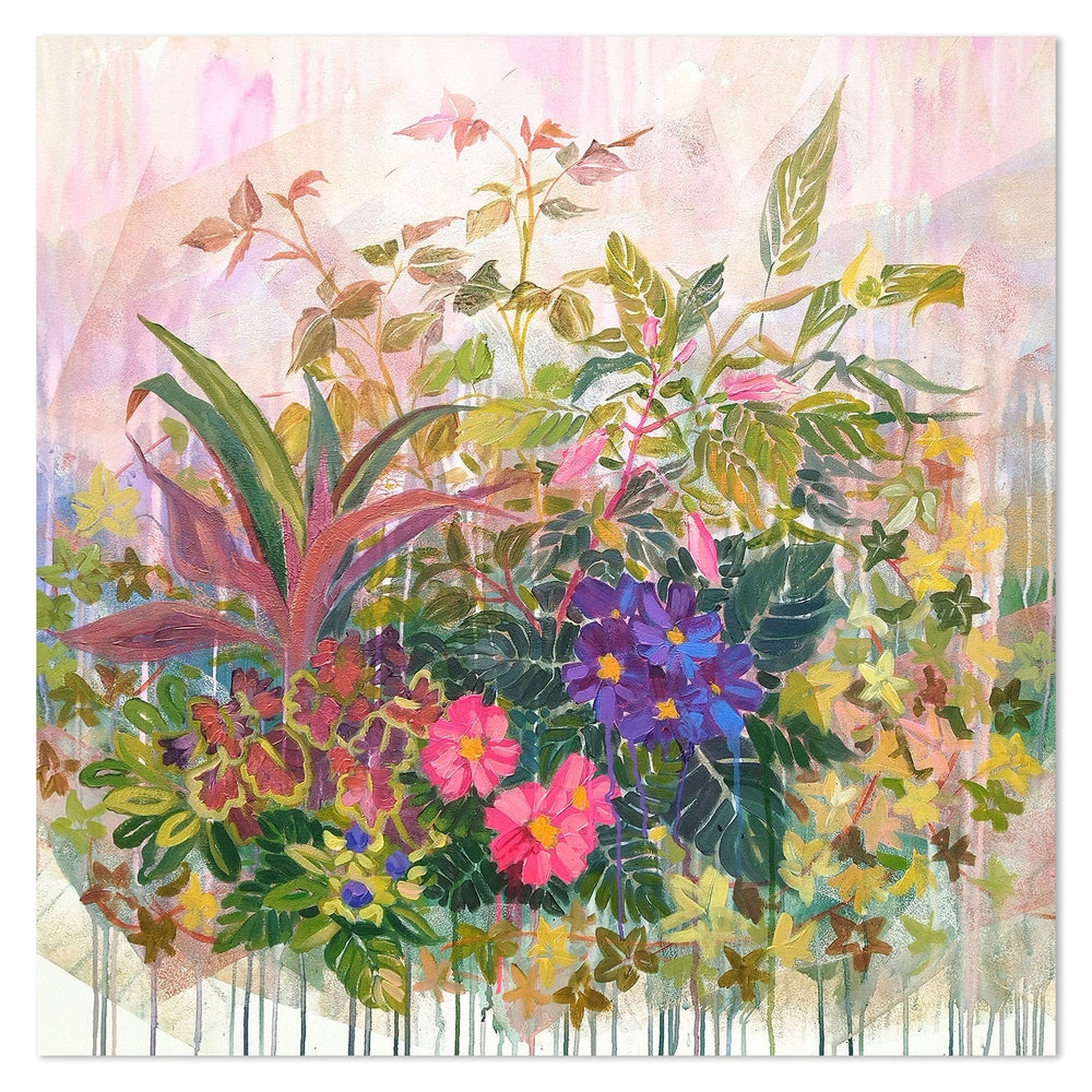 wall-art-print-canvas-poster-framed-Floral Garden Mix-by-Ekaterina Prisich-Gioia Wall Art