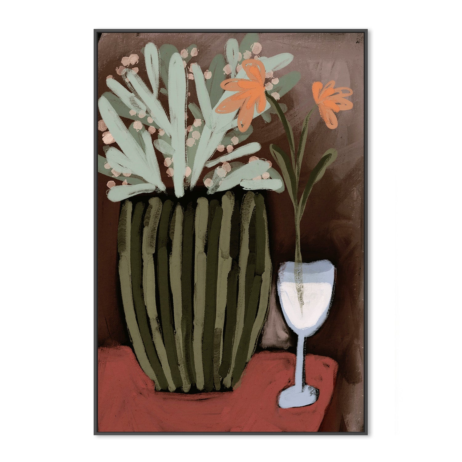 wall-art-print-canvas-poster-framed-Floral Harmony-3