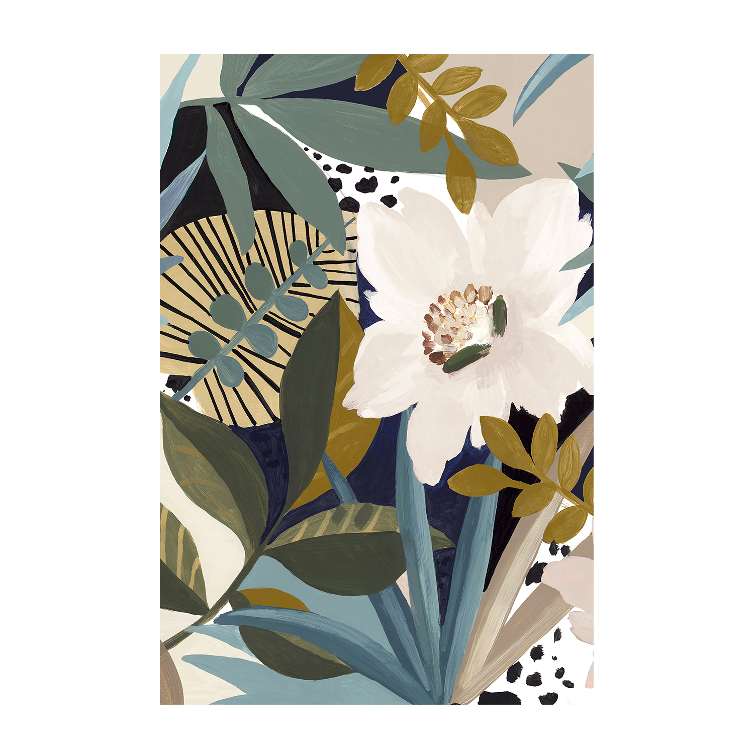 wall-art-print-canvas-poster-framed-Floral Symphony , By Eva Watts-1