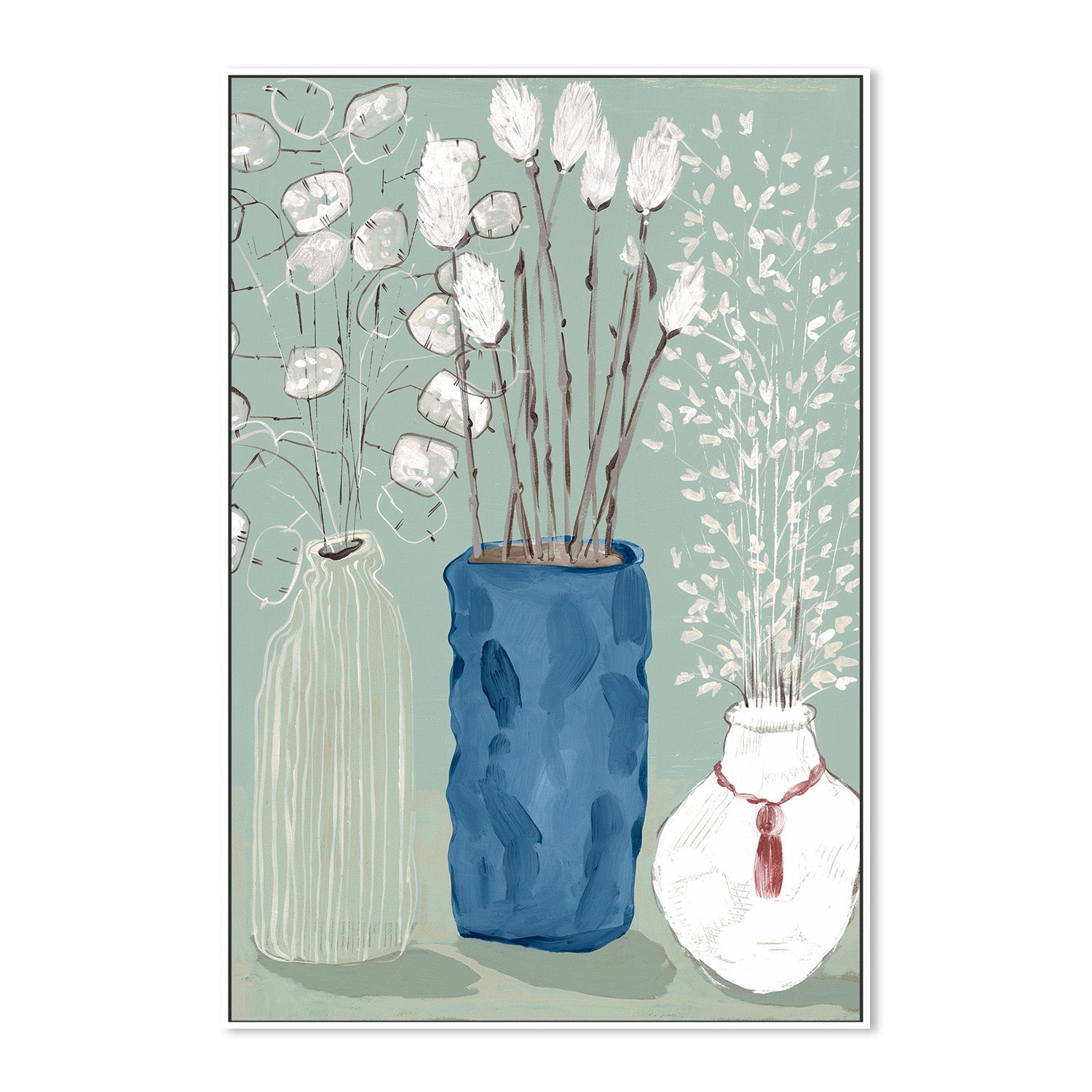 wall-art-print-canvas-poster-framed-Floral Vases , By Maya Woods-5