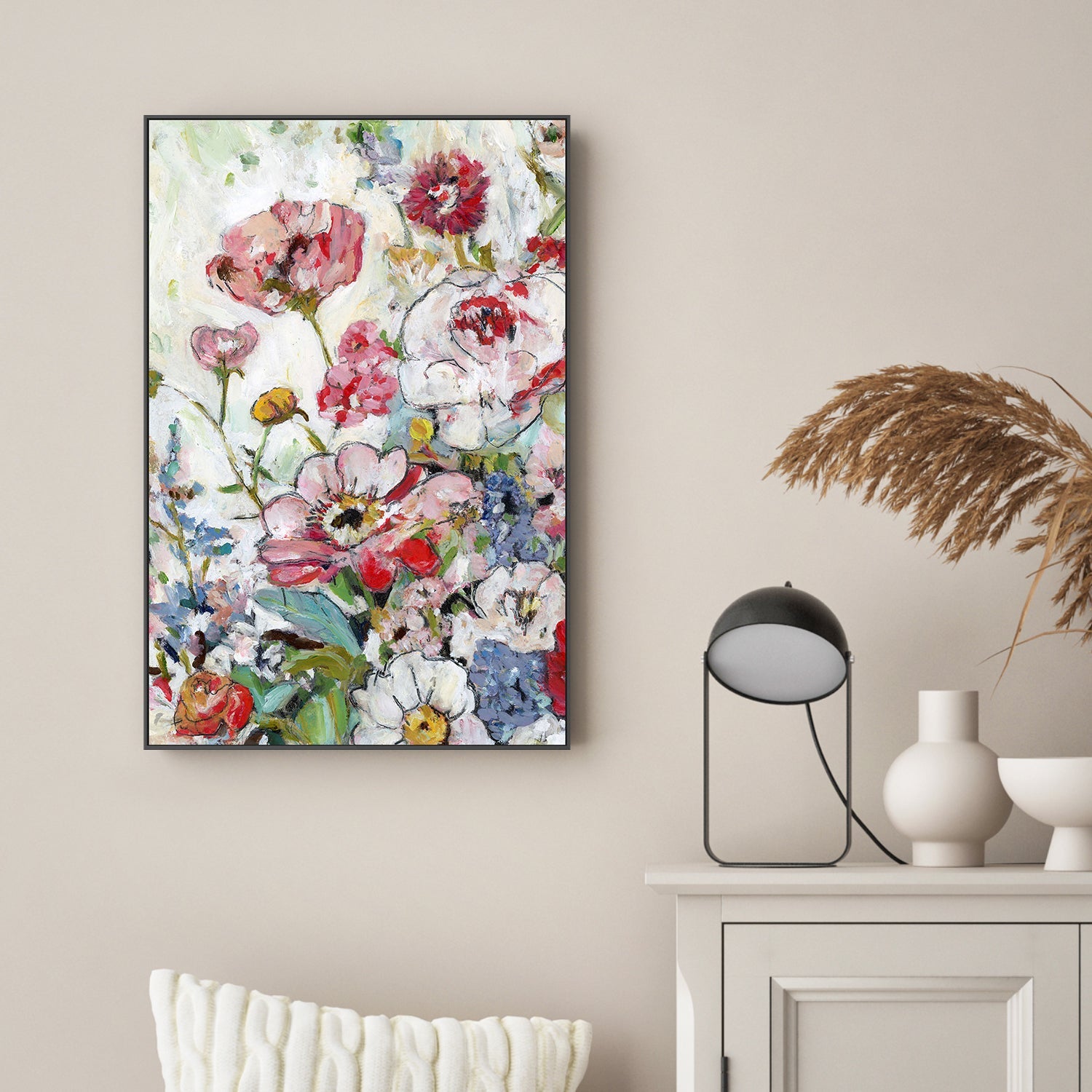 wall-art-print-canvas-poster-framed-Floral Whispers-2