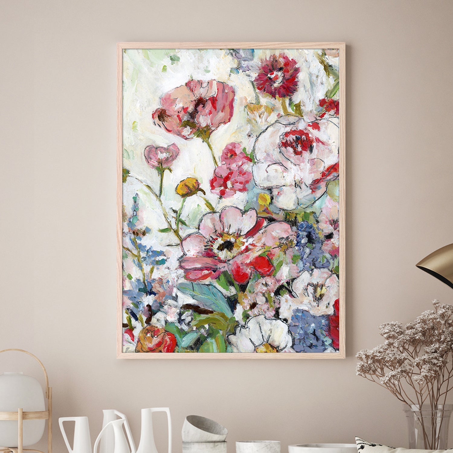 wall-art-print-canvas-poster-framed-Floral Whispers-7