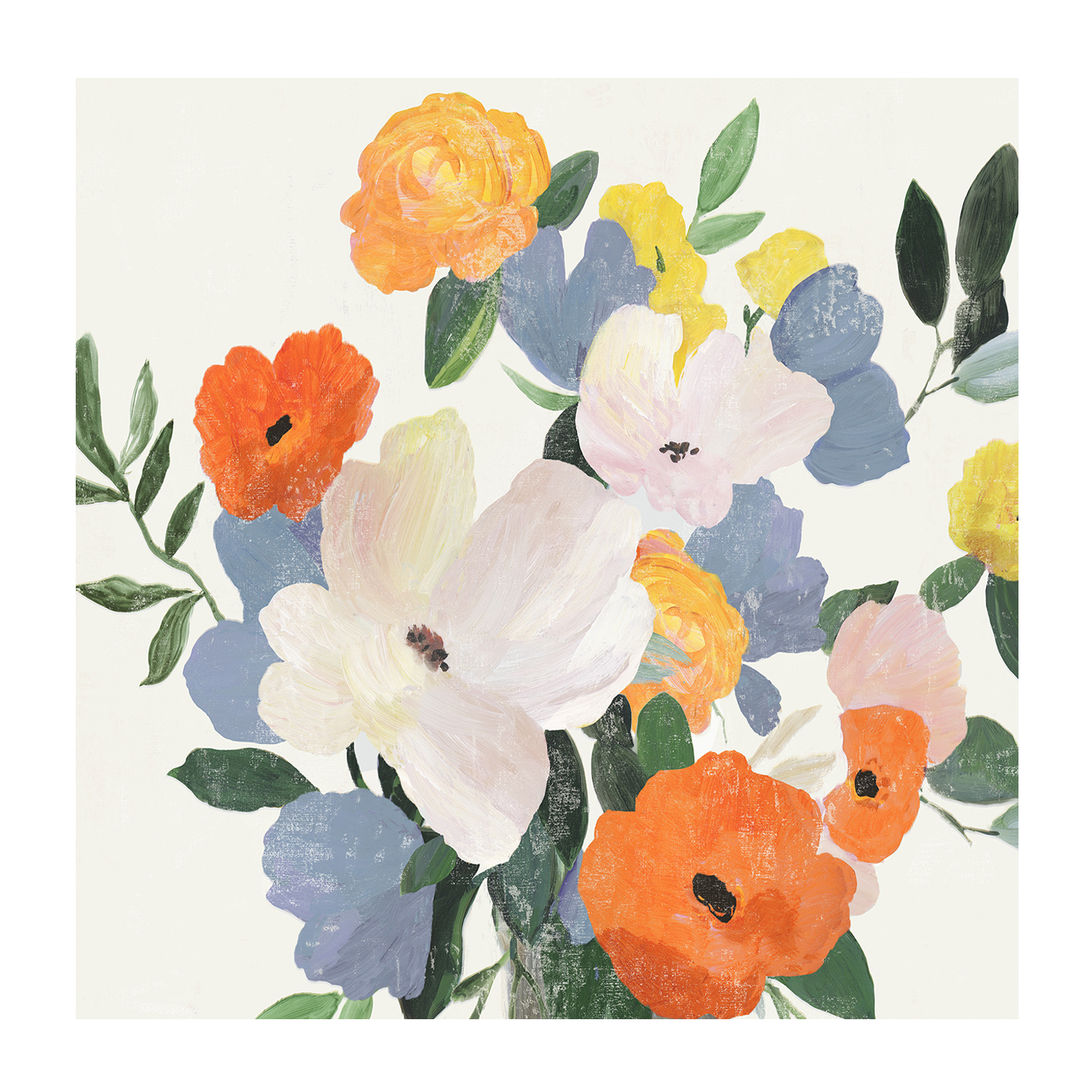 wall-art-print-canvas-poster-framed-Florals In Vase, Style A , By Asia Jensen-1