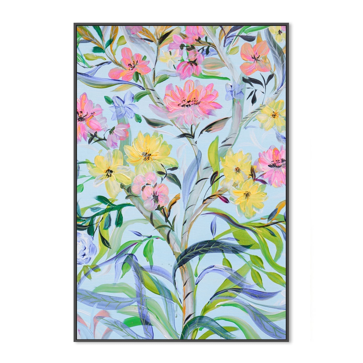 wall-art-print-canvas-poster-framed-Flores De Colores , By Nadar Musa-GIOIA-WALL-ART