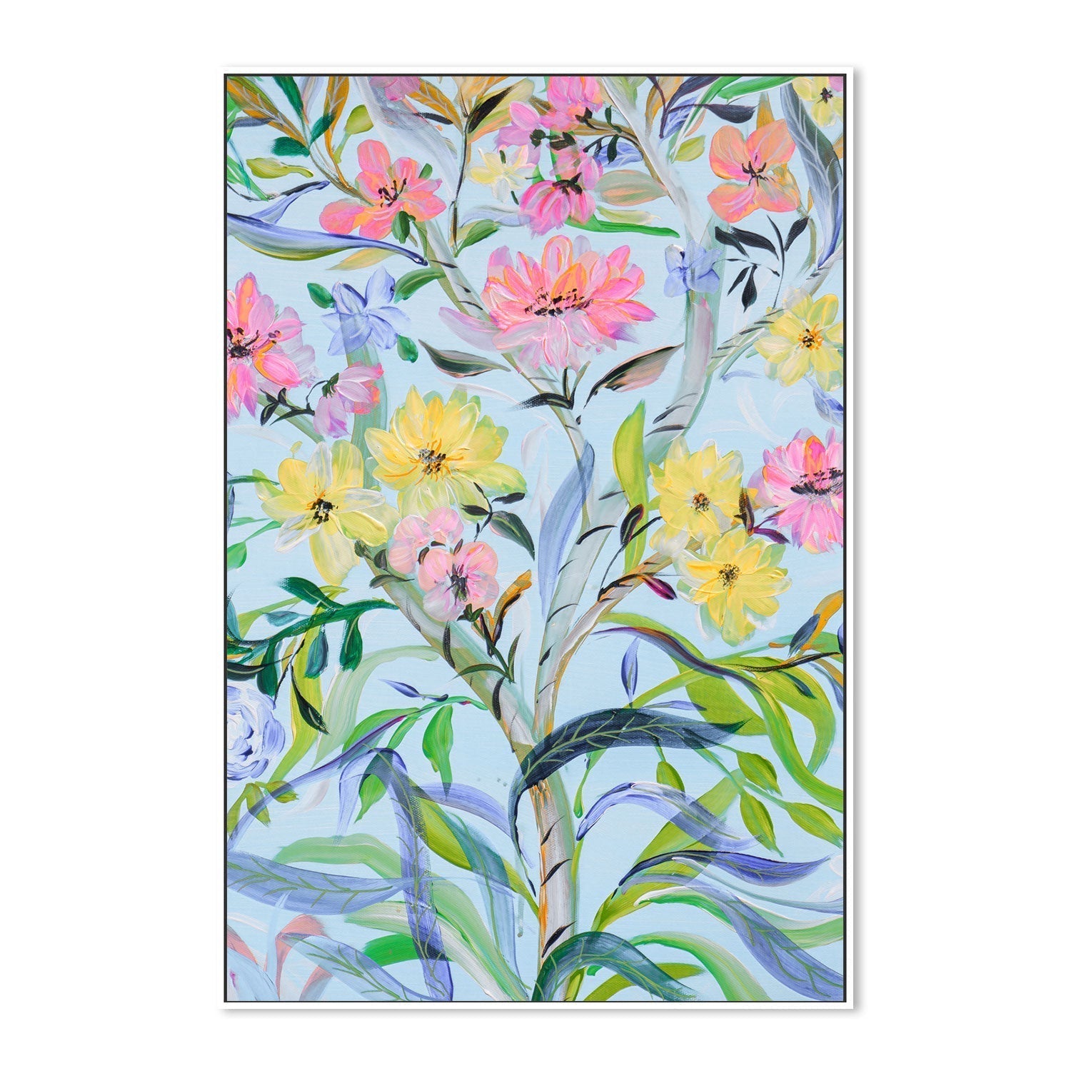 wall-art-print-canvas-poster-framed-Flores De Colores , By Nadar Musa-GIOIA-WALL-ART