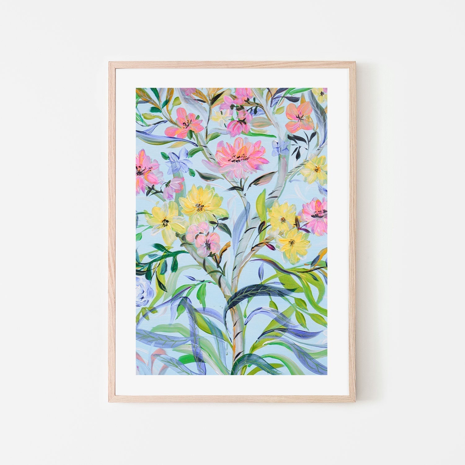 wall-art-print-canvas-poster-framed-Flores De Colores , By Nadar Musa-GIOIA-WALL-ART