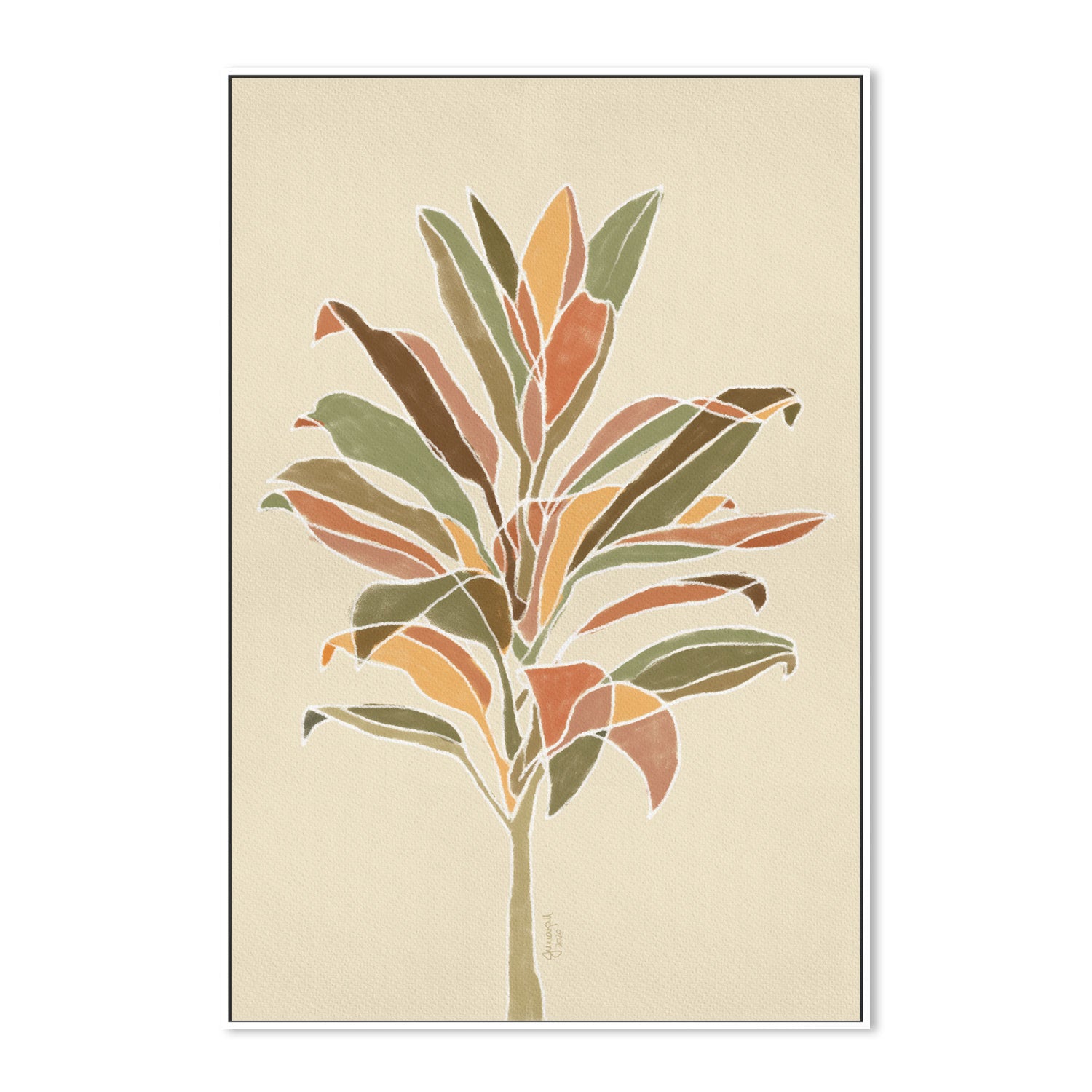 wall-art-print-canvas-poster-framed-Flourish-by-Junia Kall-Gioia Wall Art