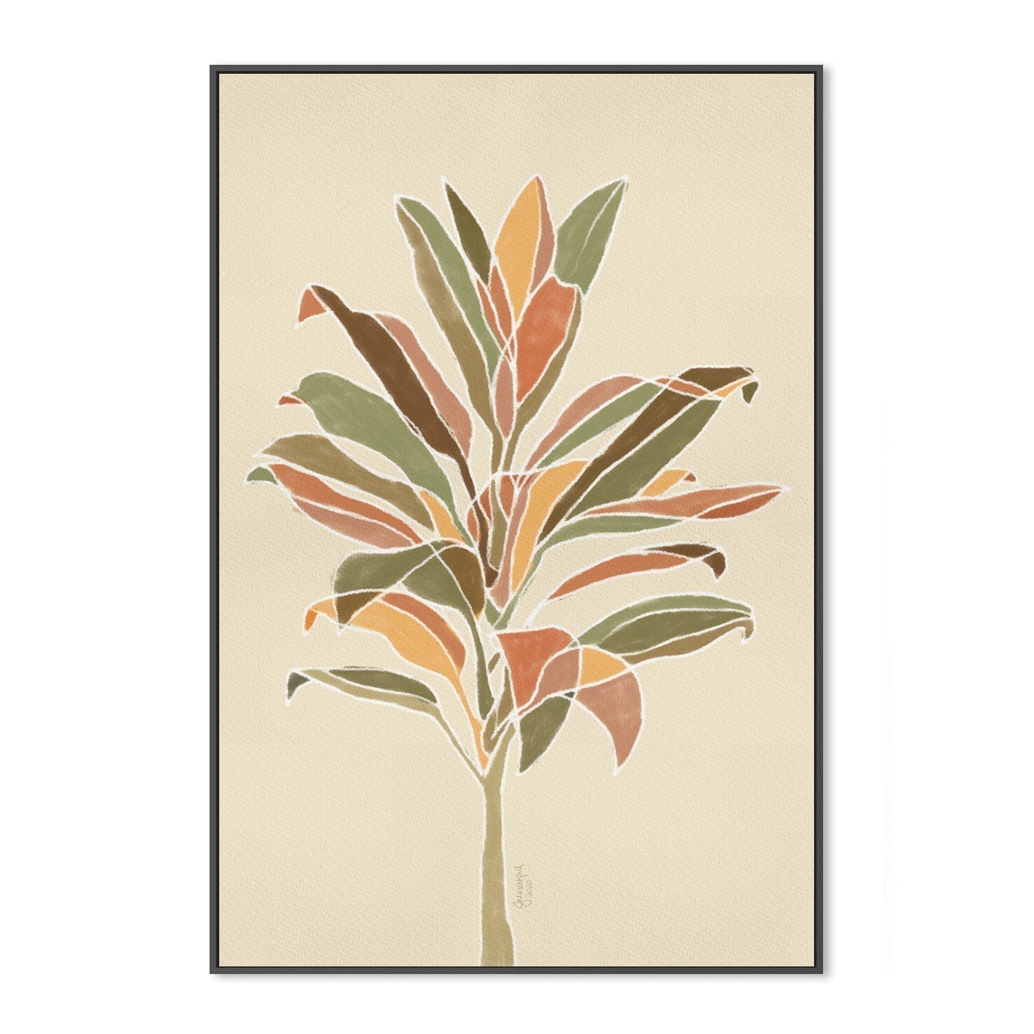 wall-art-print-canvas-poster-framed-Flourish-by-Junia Kall-Gioia Wall Art