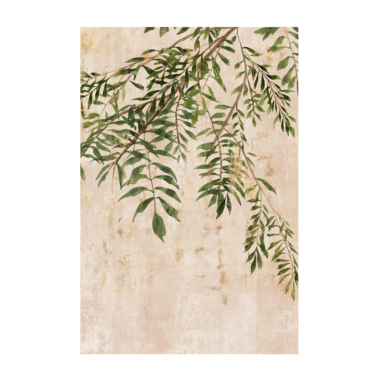 wall-art-print-canvas-poster-framed-Flourishing Leaves, Style A , By Isabelle Z-1