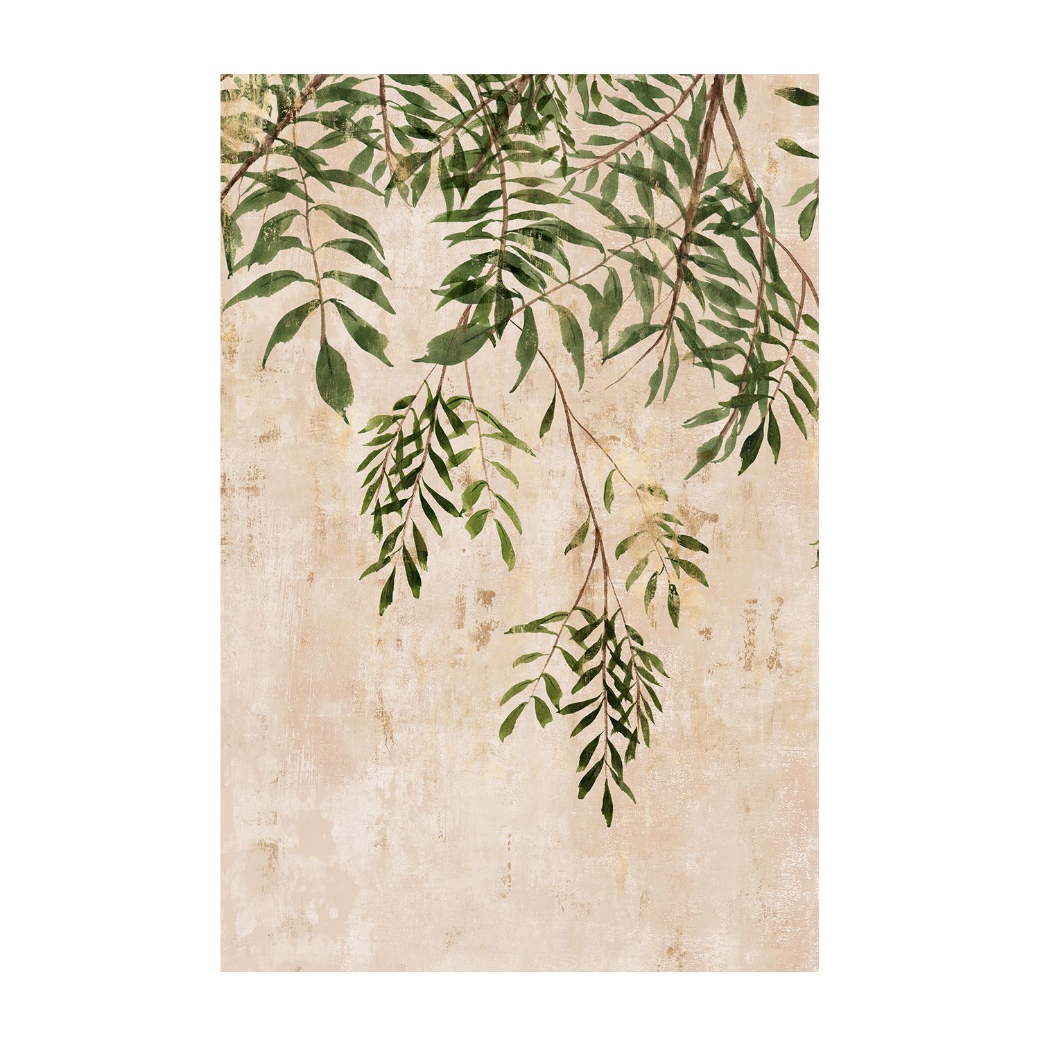 wall-art-print-canvas-poster-framed-Flourishing Leaves, Style B , By Isabelle Z-1