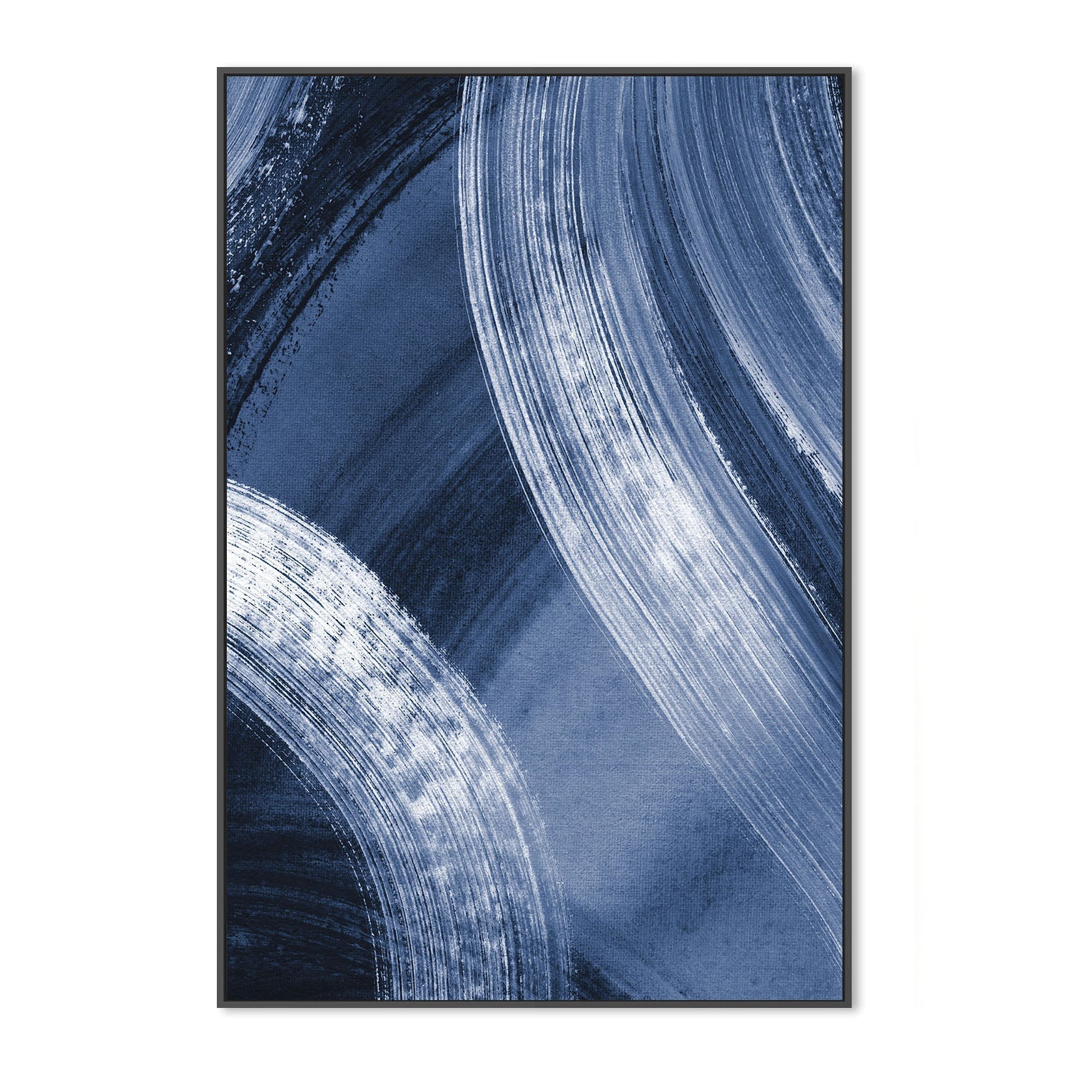 wall-art-print-canvas-poster-framed-Flow States Blue, Style A , By Danushka Abeygoda-3