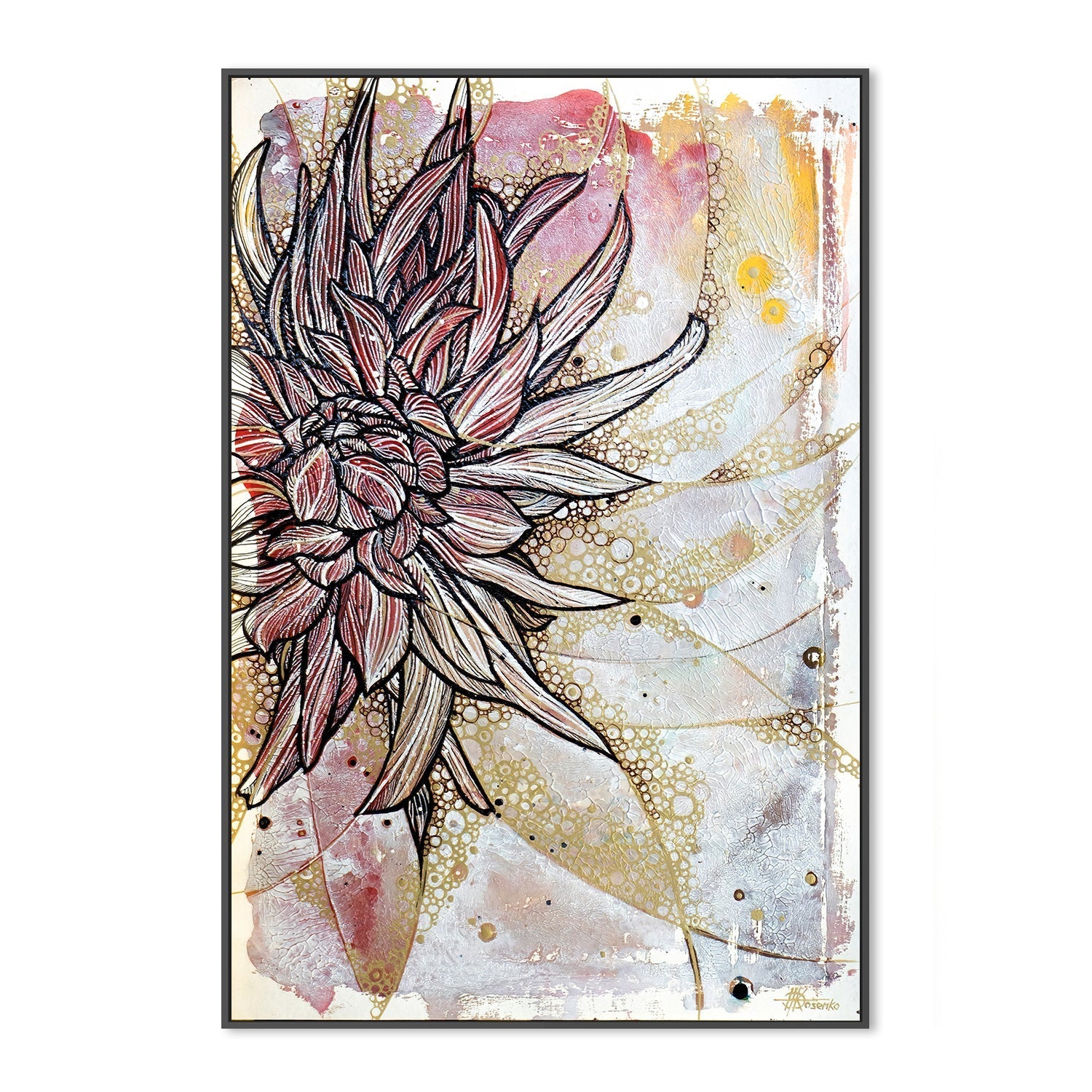 wall-art-print-canvas-poster-framed-Flower , By Olena Kosenko-3