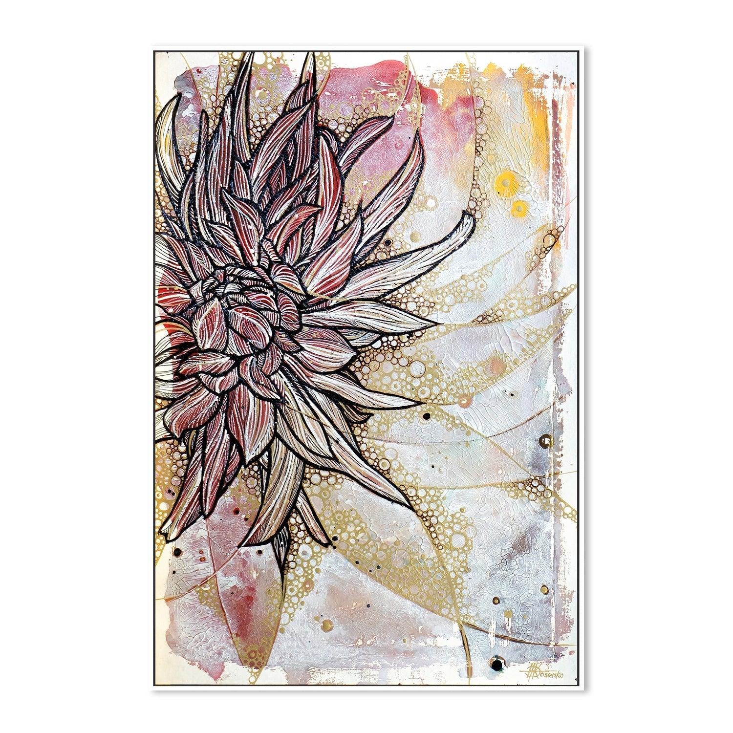 wall-art-print-canvas-poster-framed-Flower , By Olena Kosenko-5
