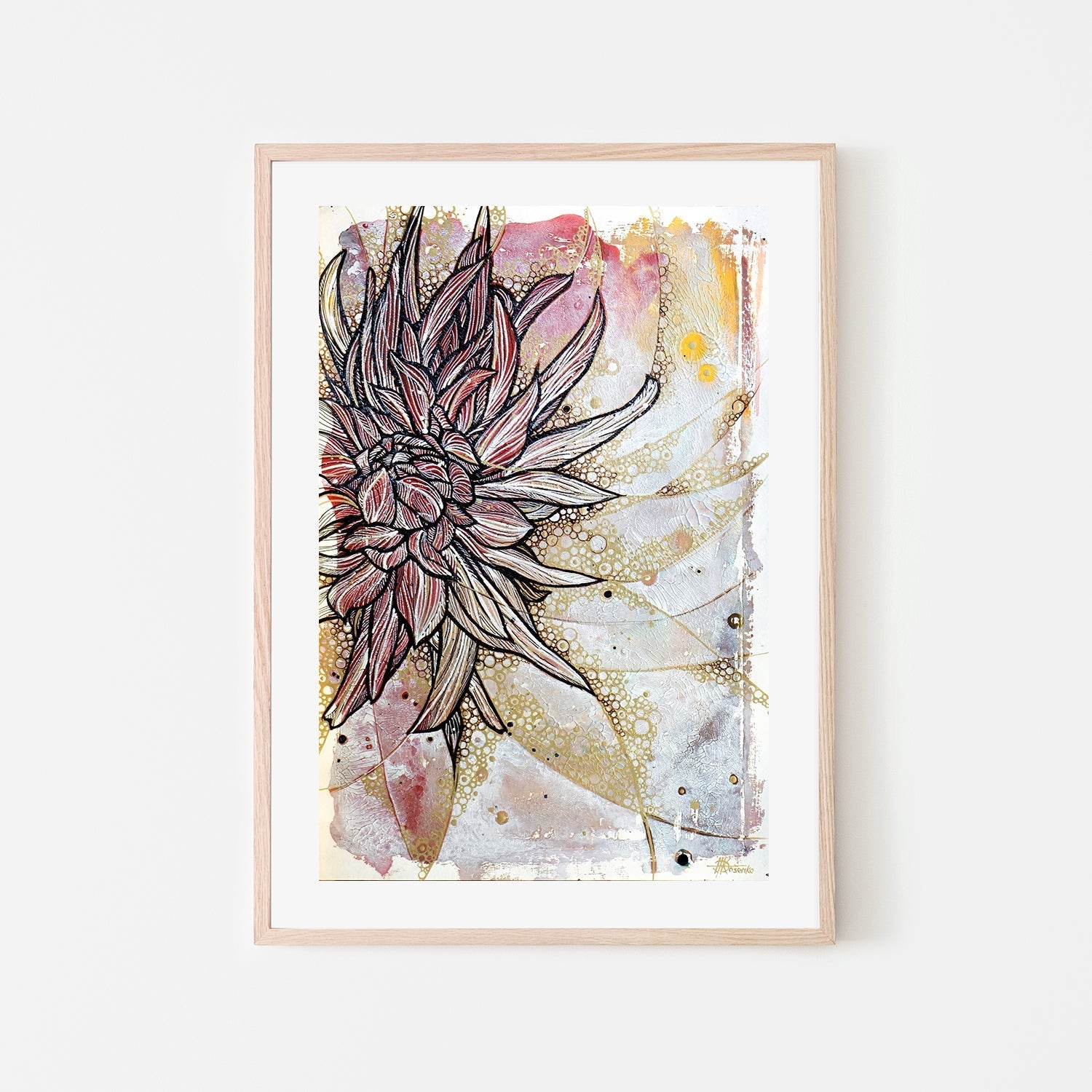 wall-art-print-canvas-poster-framed-Flower , By Olena Kosenko-6