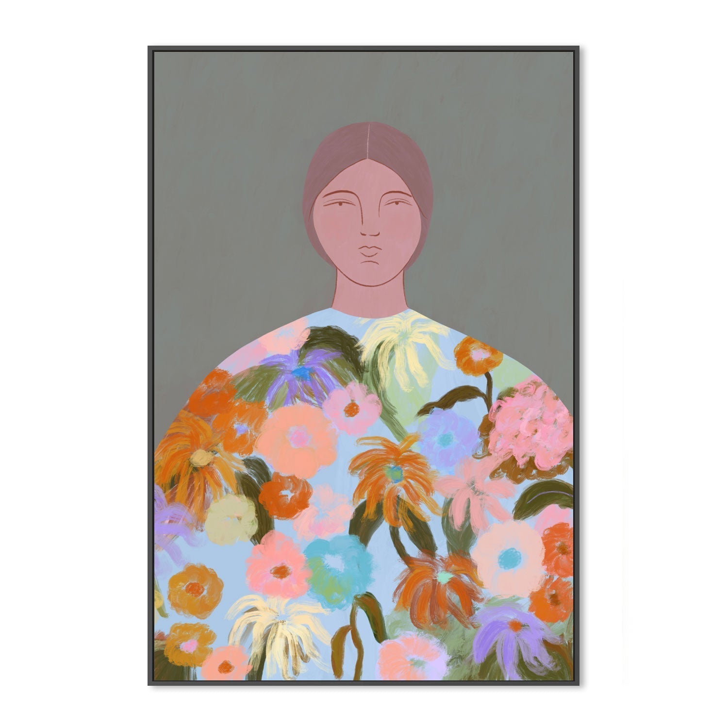 wall-art-print-canvas-poster-framed-Flower Fields , By Constanza Goeppinger-3