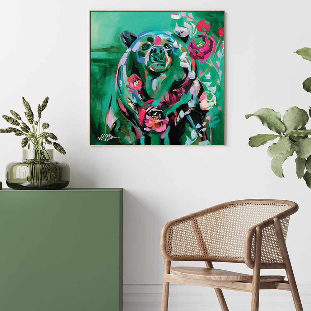 wall-art-print-canvas-poster-framed-Flower Fields , By Heylie Morris , By Heylie Morris-GIOIA-WALL-ART