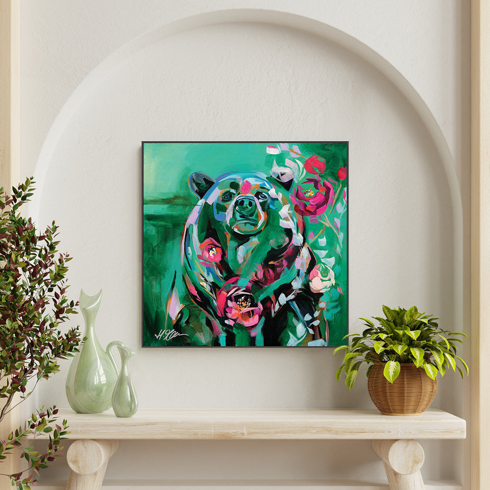 wall-art-print-canvas-poster-framed-Flower Fields , By Heylie Morris , By Heylie Morris-GIOIA-WALL-ART