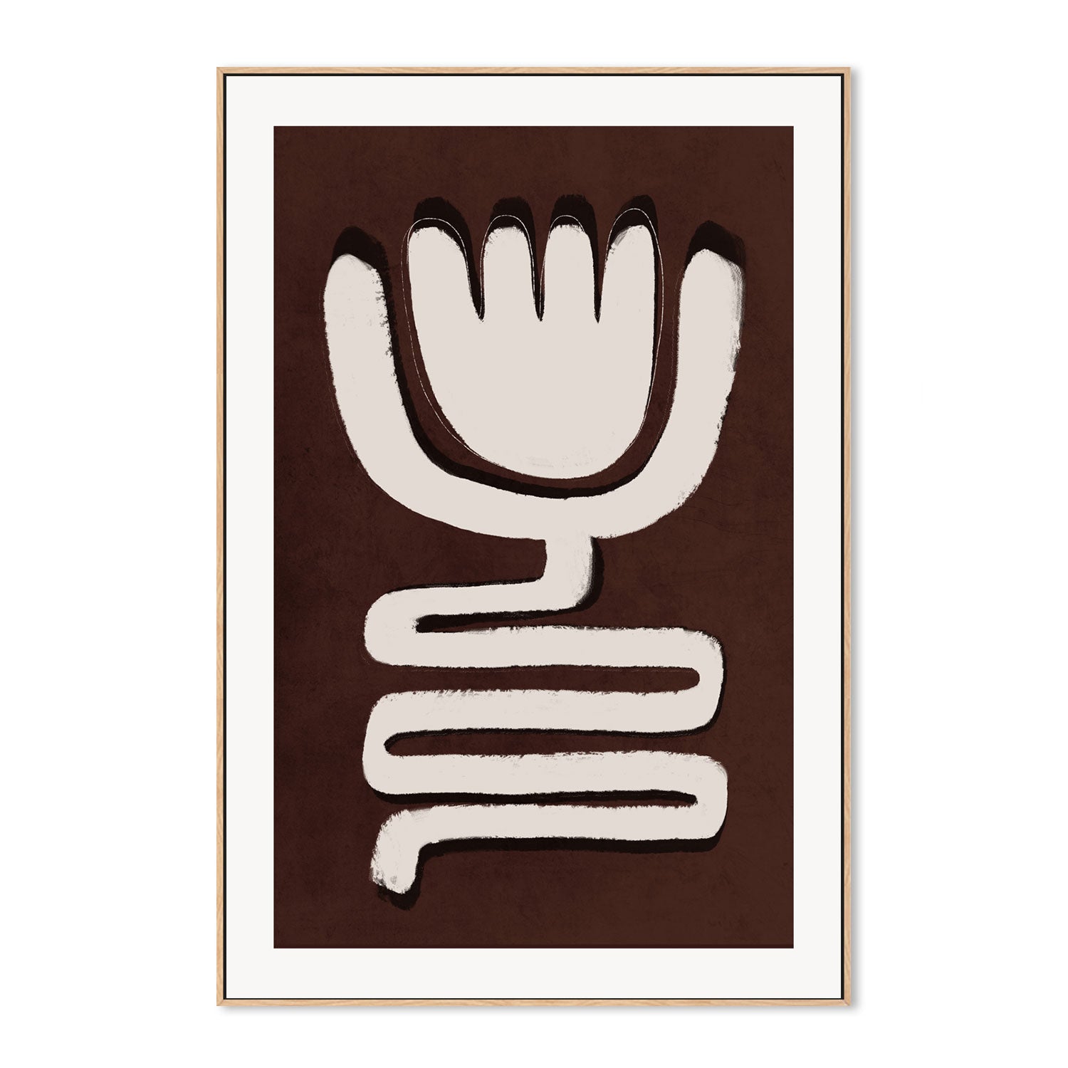 wall-art-print-canvas-poster-framed-Flower Symbol , By Treechild-GIOIA-WALL-ART