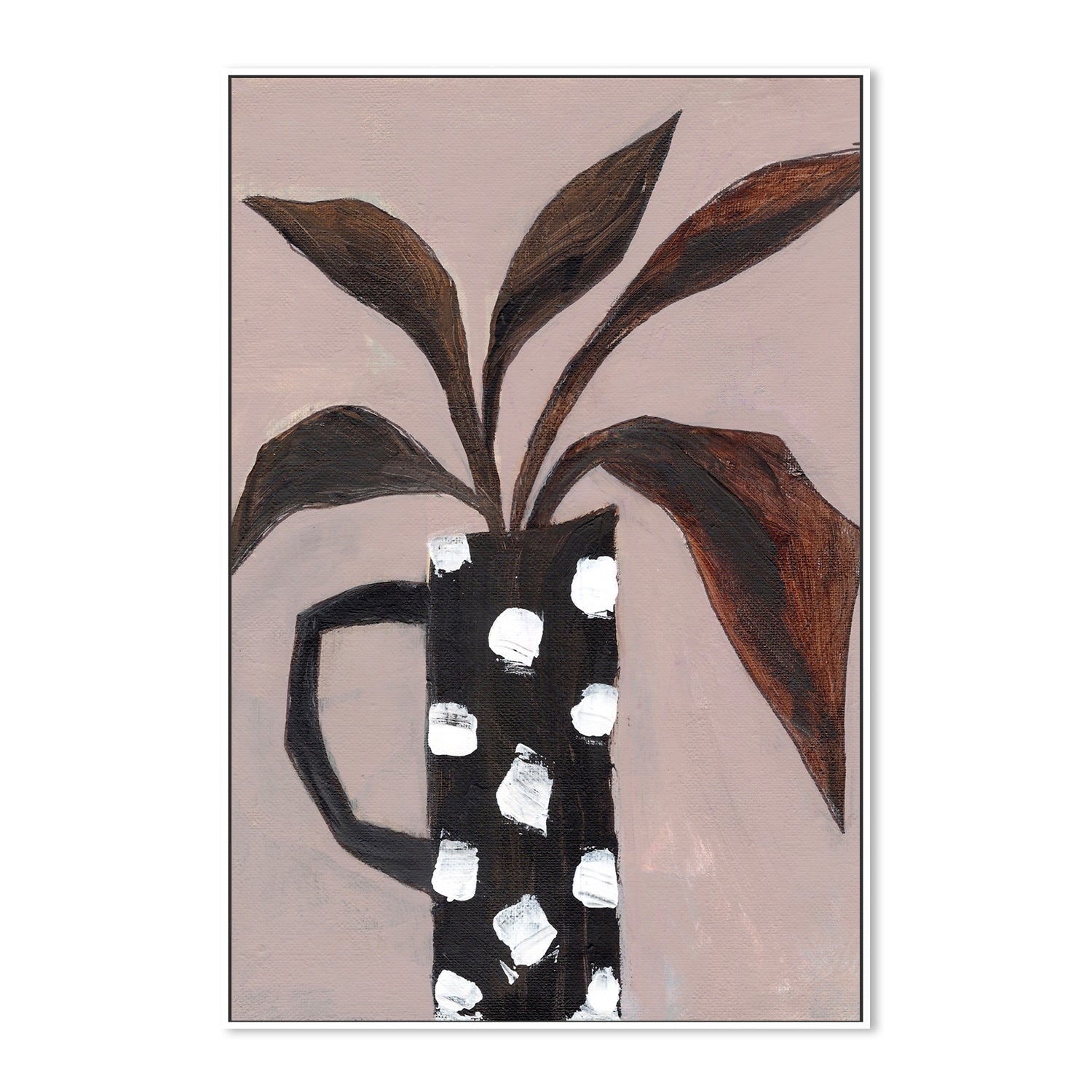 wall-art-print-canvas-poster-framed-Flower Vase, Style A , By Nikita Jariwala-5