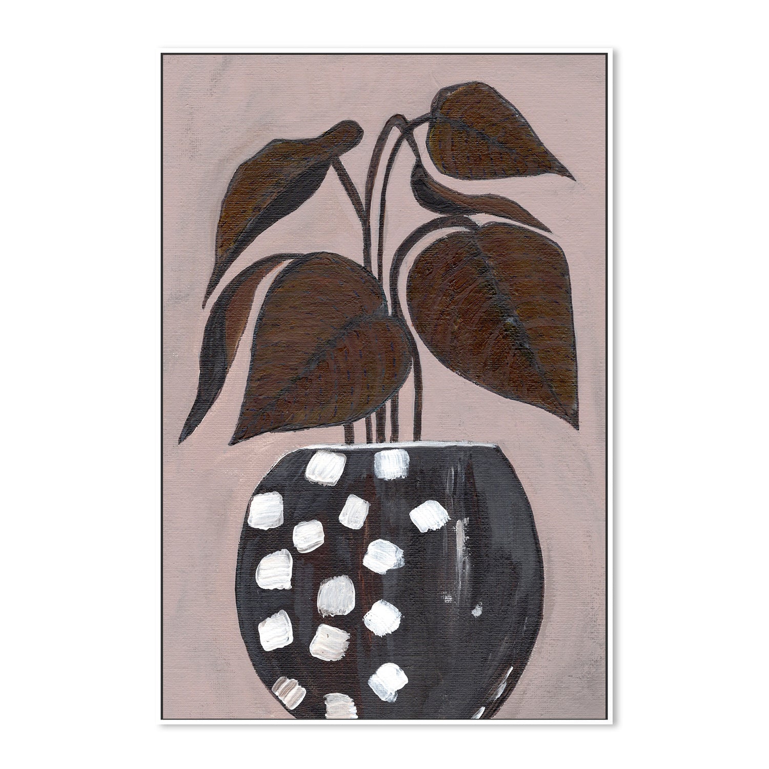wall-art-print-canvas-poster-framed-Flower Vase, Style B , By Nikita Jariwala-5