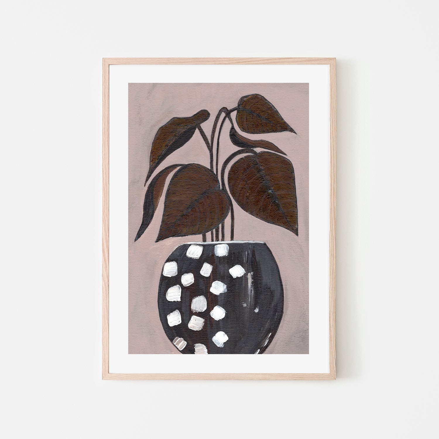 wall-art-print-canvas-poster-framed-Flower Vase, Style B , By Nikita Jariwala-6