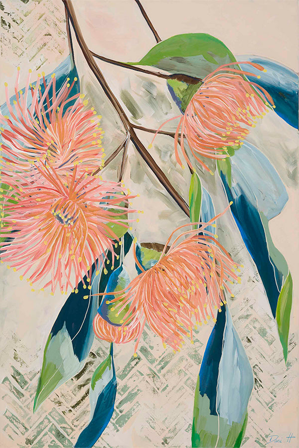 wall-art-print-canvas-poster-framed-Flowering Pastels-1