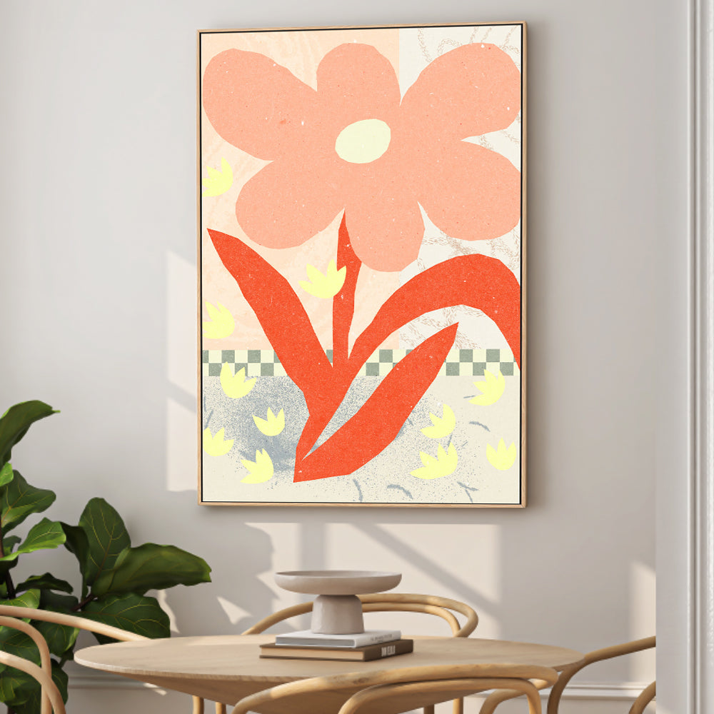 wall-art-print-canvas-poster-framed-Flowers Composition, Style A-2