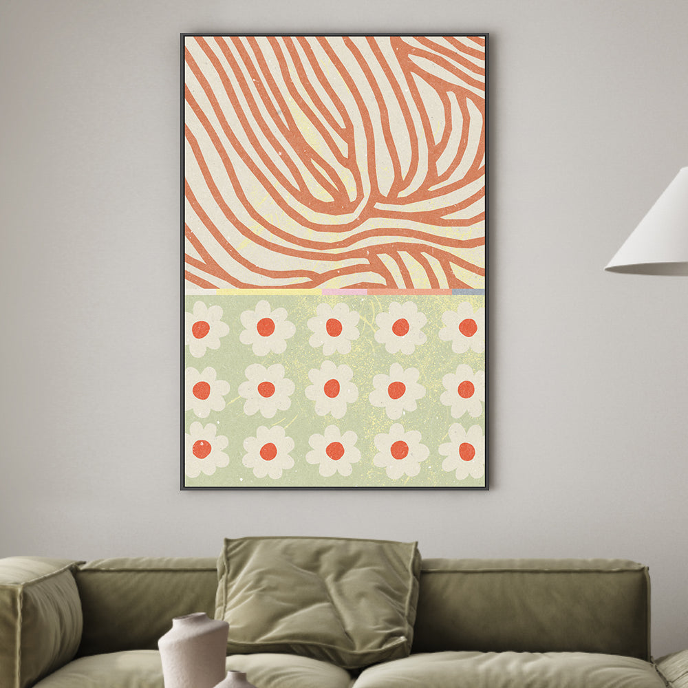 wall-art-print-canvas-poster-framed-Flowers Composition, Style B-2