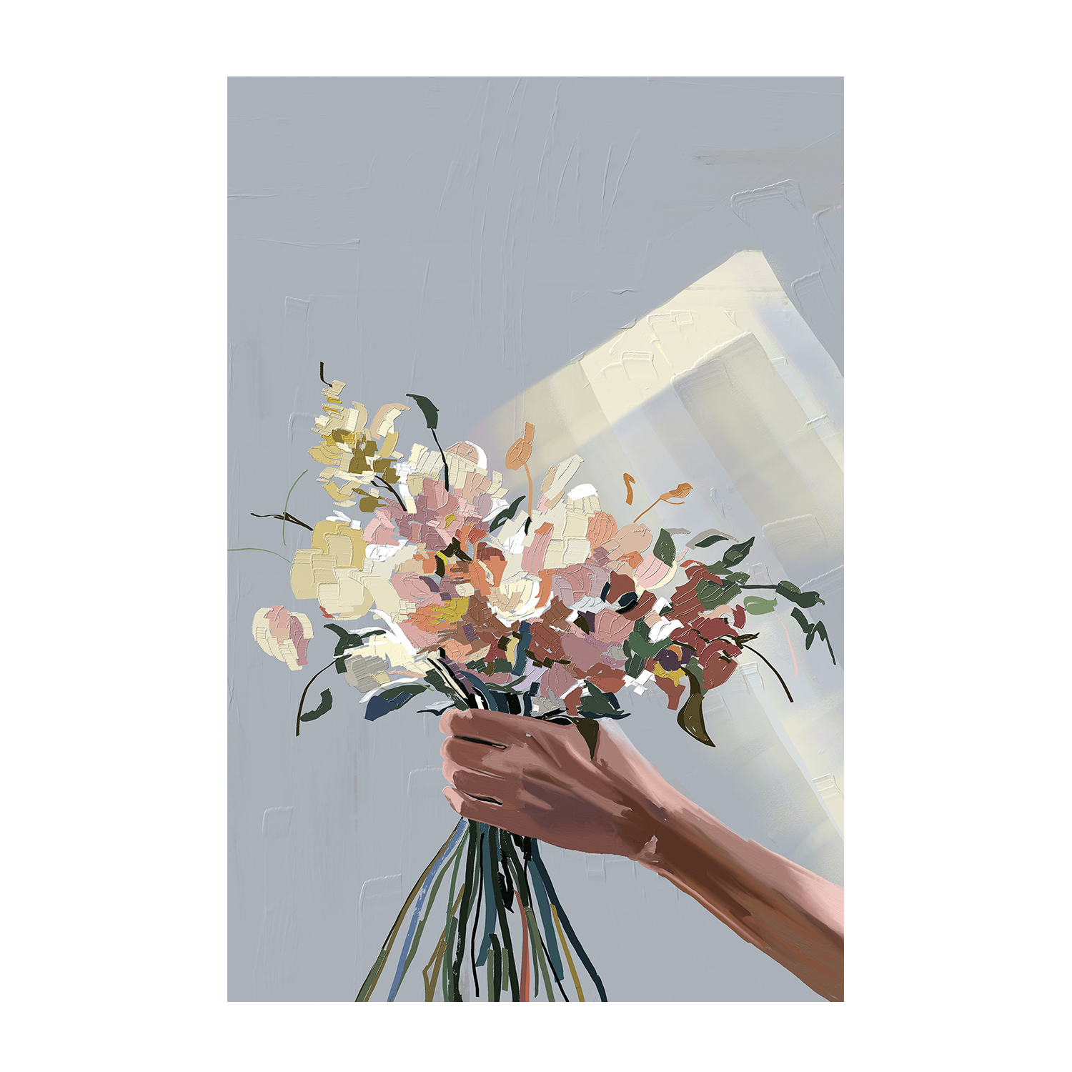 wall-art-print-canvas-poster-framed-Flowers In the Light , By Jenna Alheit-1