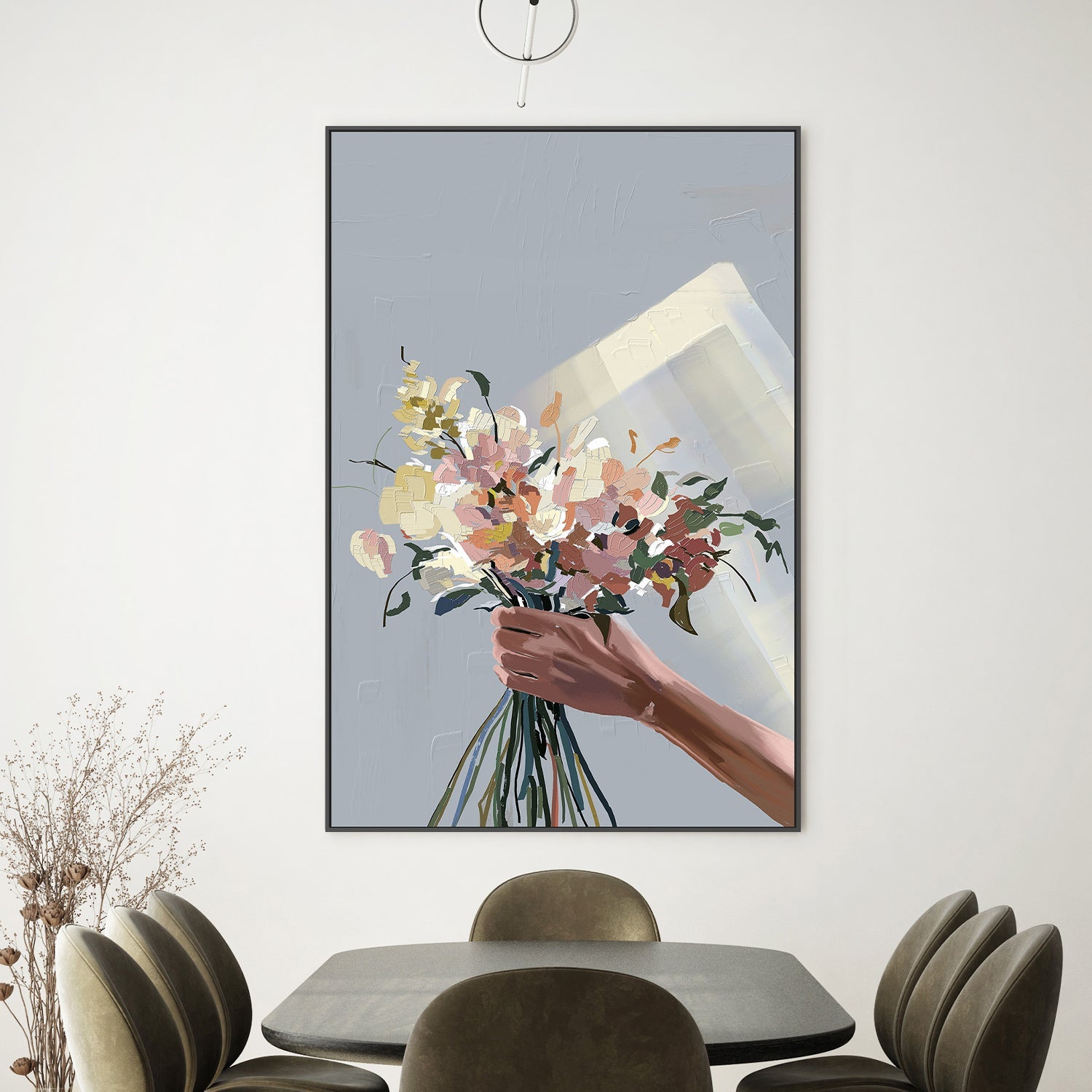 wall-art-print-canvas-poster-framed-Flowers In the Light , By Jenna Alheit-2