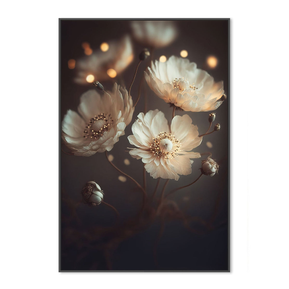 wall-art-print-canvas-poster-framed-Flowers In The Morning Sun , By Treechild-GIOIA-WALL-ART