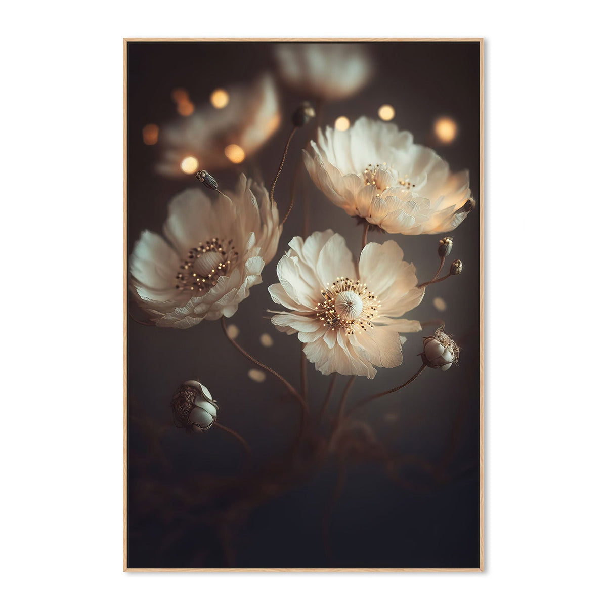 wall-art-print-canvas-poster-framed-Flowers In The Morning Sun , By Treechild-GIOIA-WALL-ART