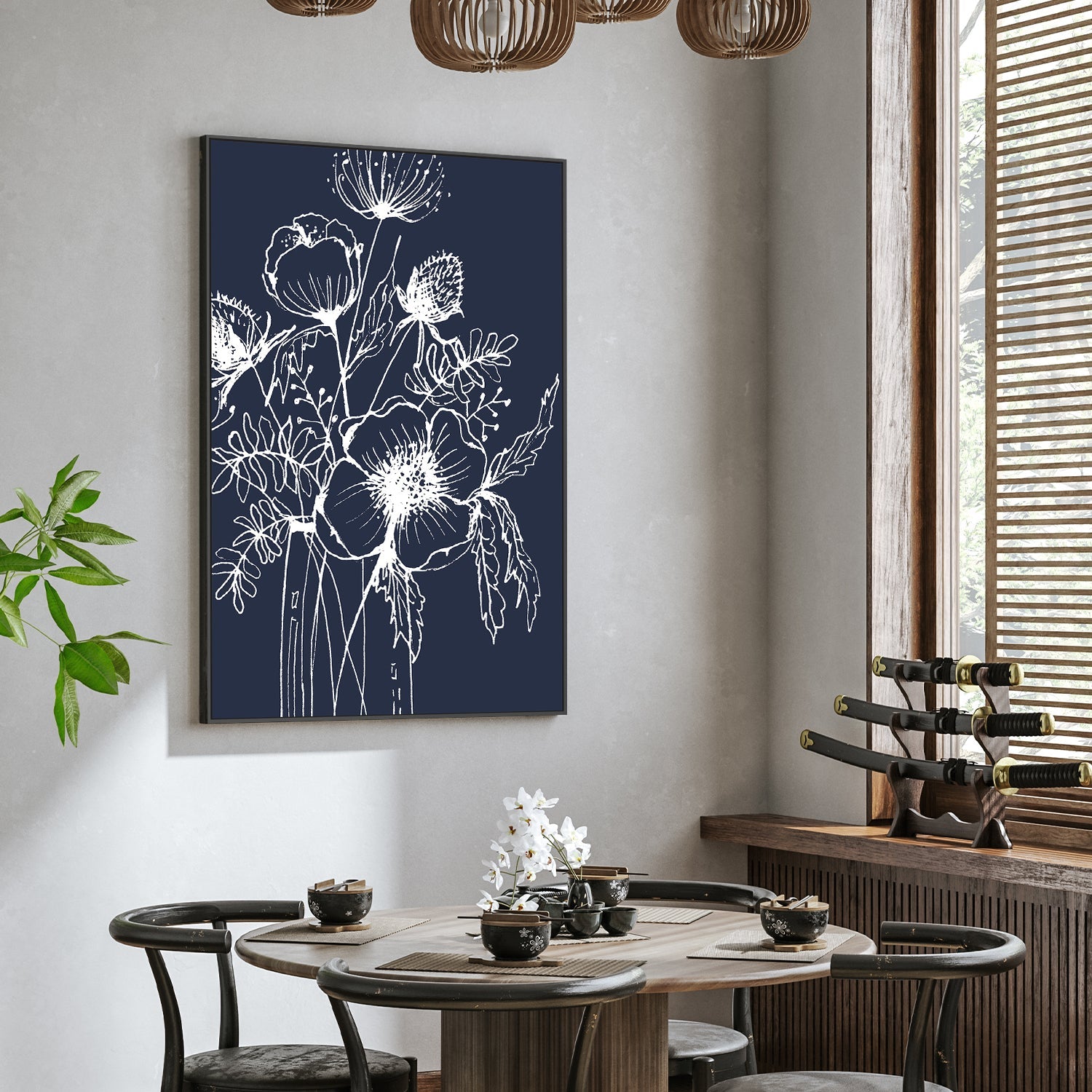 wall-art-print-canvas-poster-framed-flowery-2