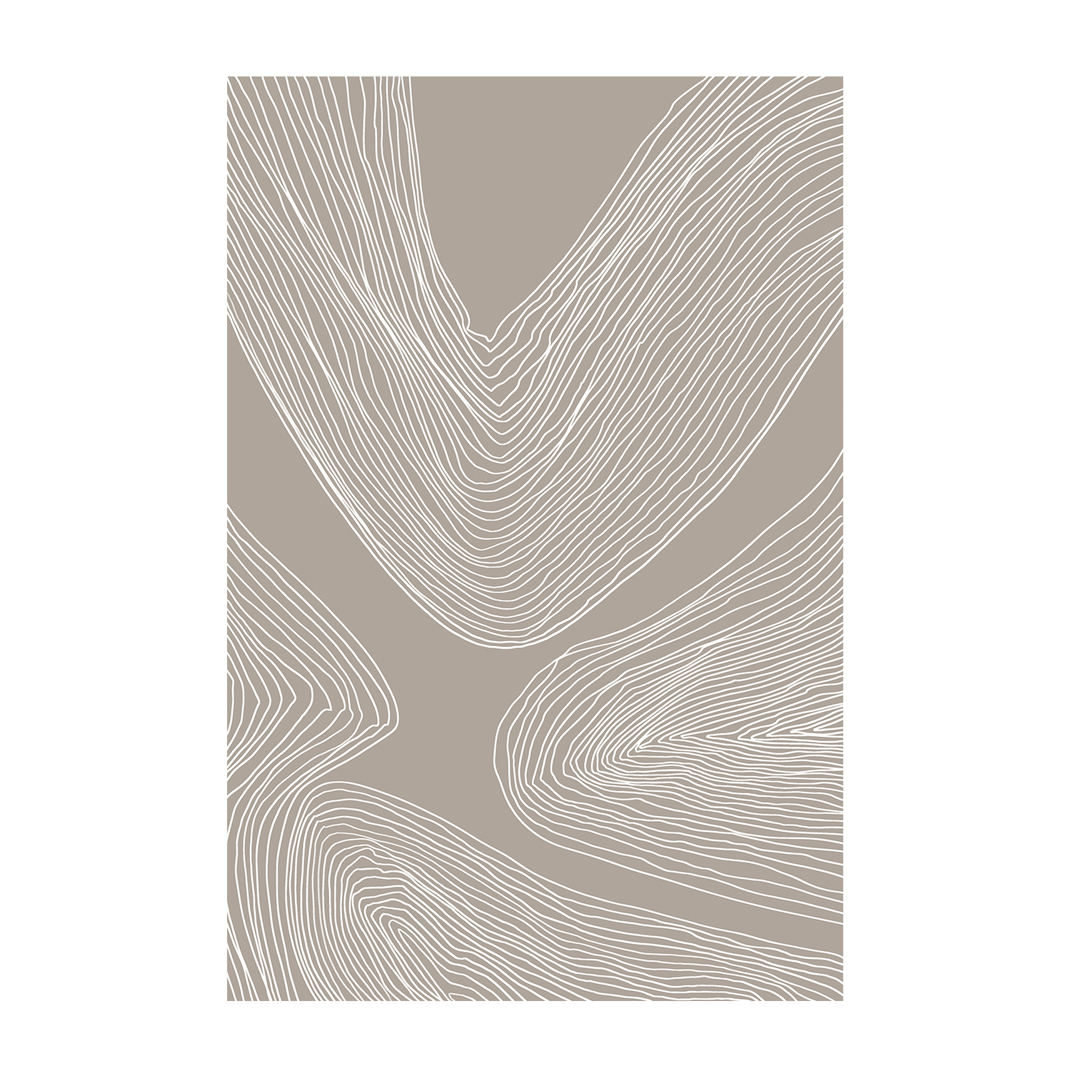 wall-art-print-canvas-poster-framed-Flowing Contours Line Art-1