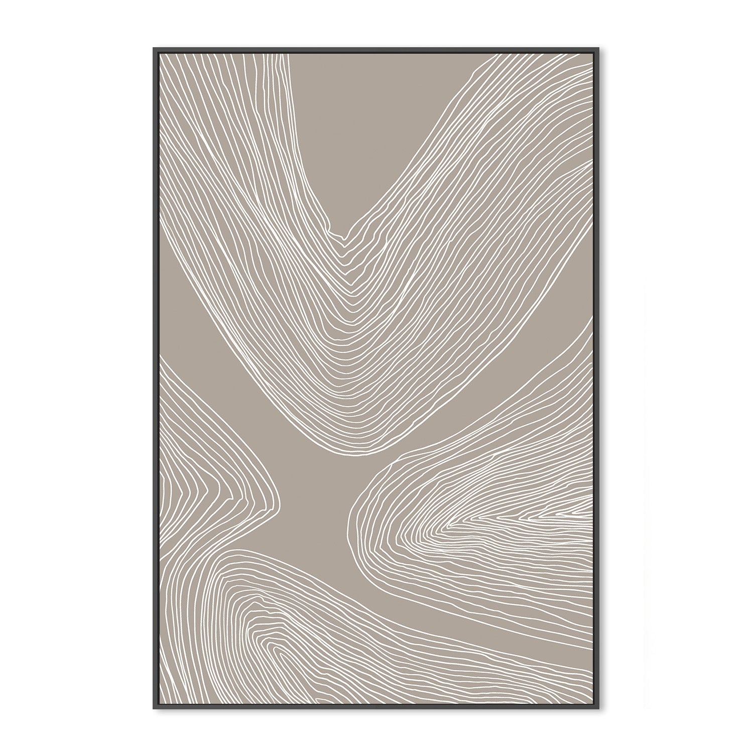 wall-art-print-canvas-poster-framed-Flowing Contours Line Art-3