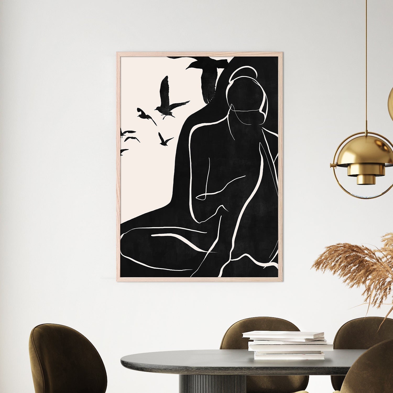 wall-art-print-canvas-poster-framed-Flying Birds-2