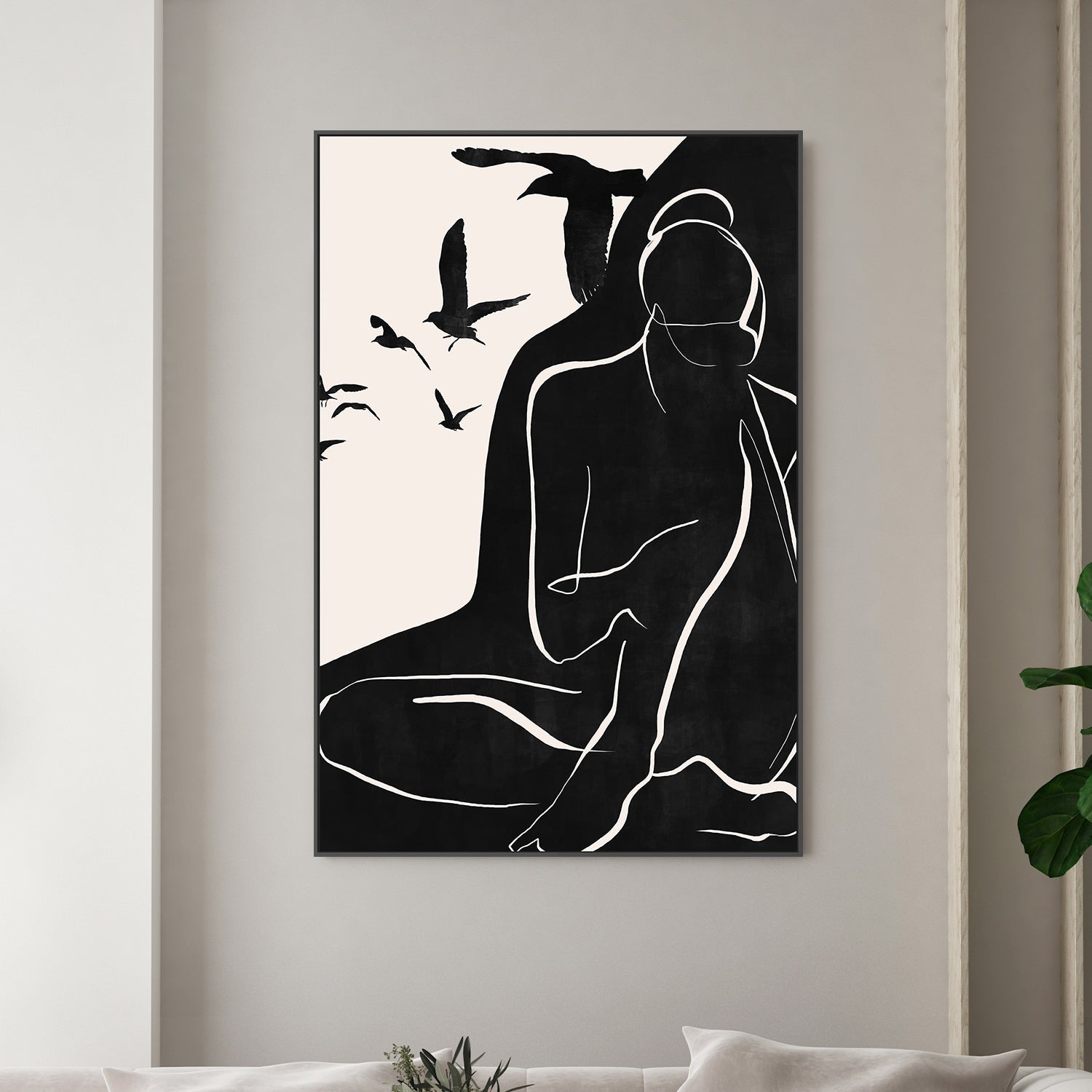 wall-art-print-canvas-poster-framed-Flying Birds-7