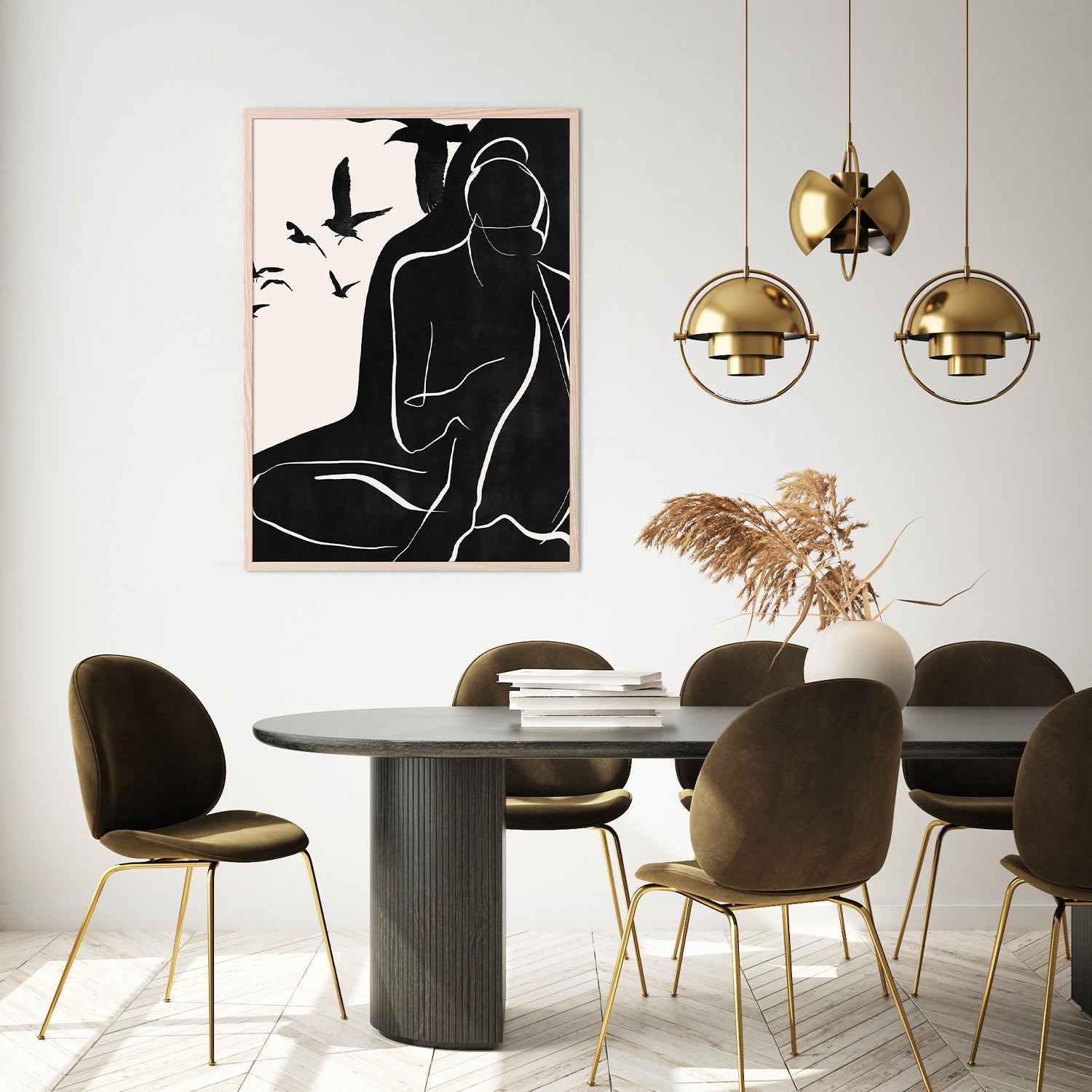 wall-art-print-canvas-poster-framed-Flying Birds-9