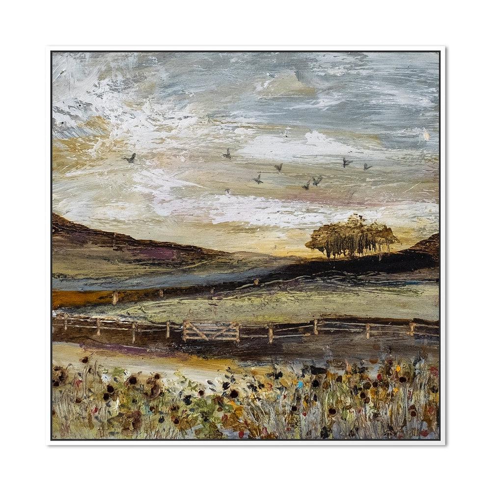 wall-art-print-canvas-poster-framed-Flying Home To Roost-by-Louise O'hara-Gioia Wall Art