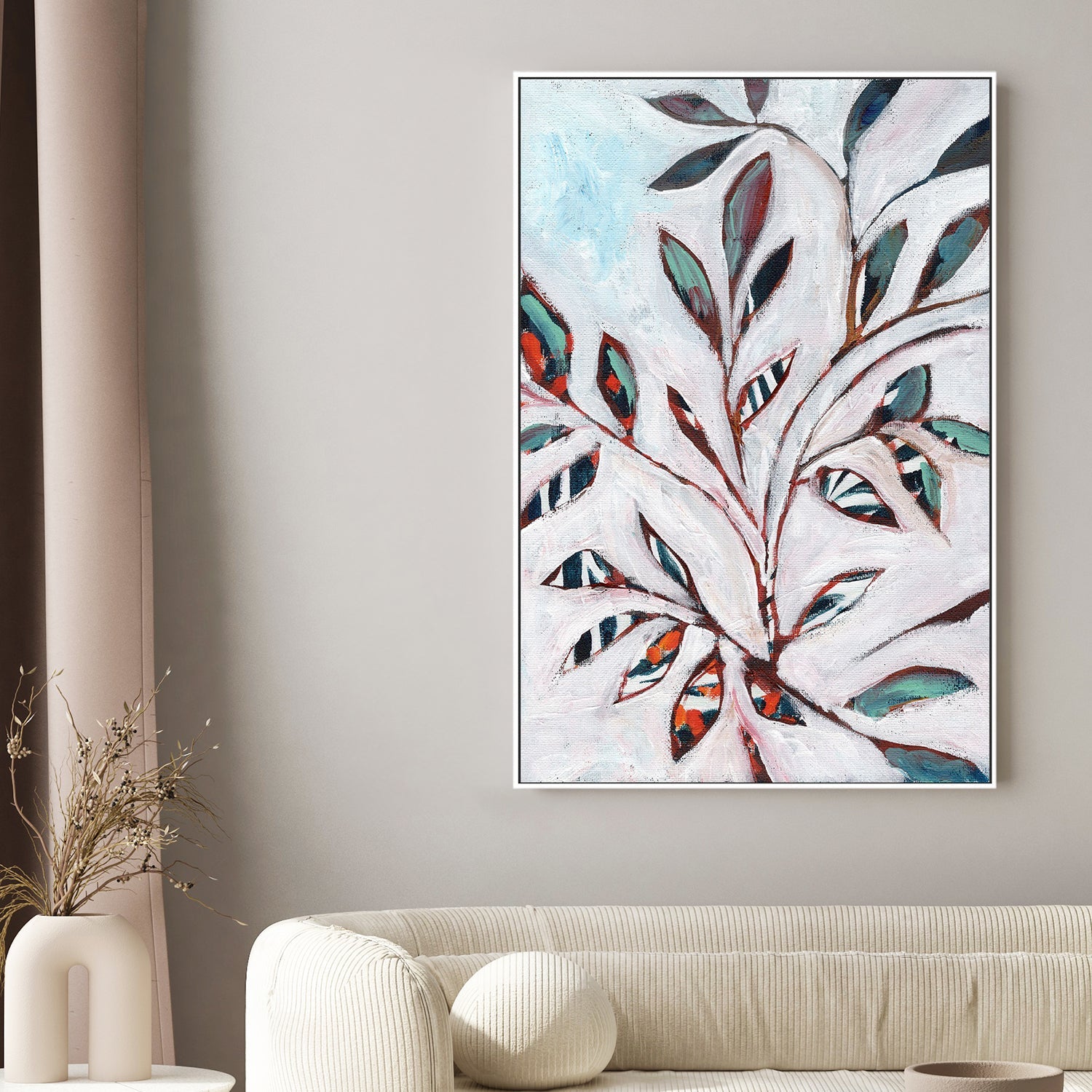 wall-art-print-canvas-poster-framed-Foliage , By Nikita Jariwala-2