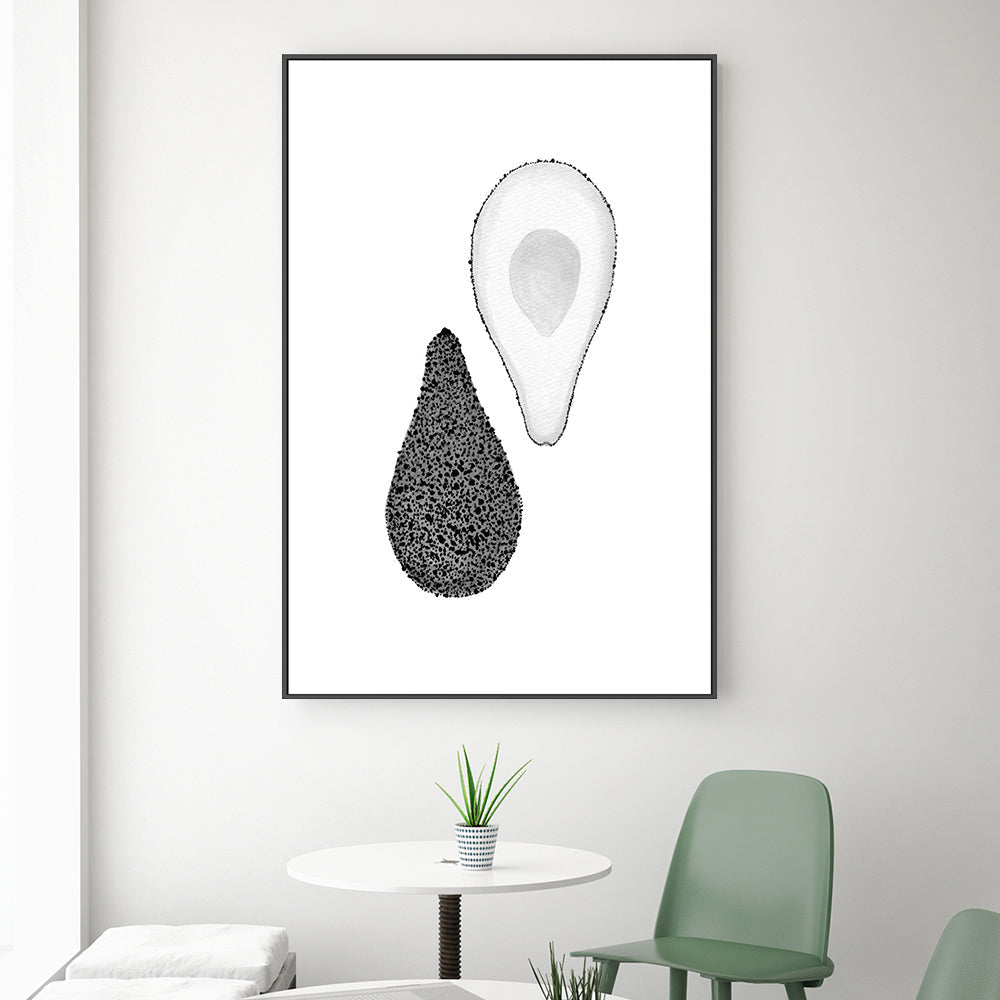 wall-art-print-canvas-poster-framed-For the love of Avocado , By Danushka Abeygoda-GIOIA-WALL-ART
