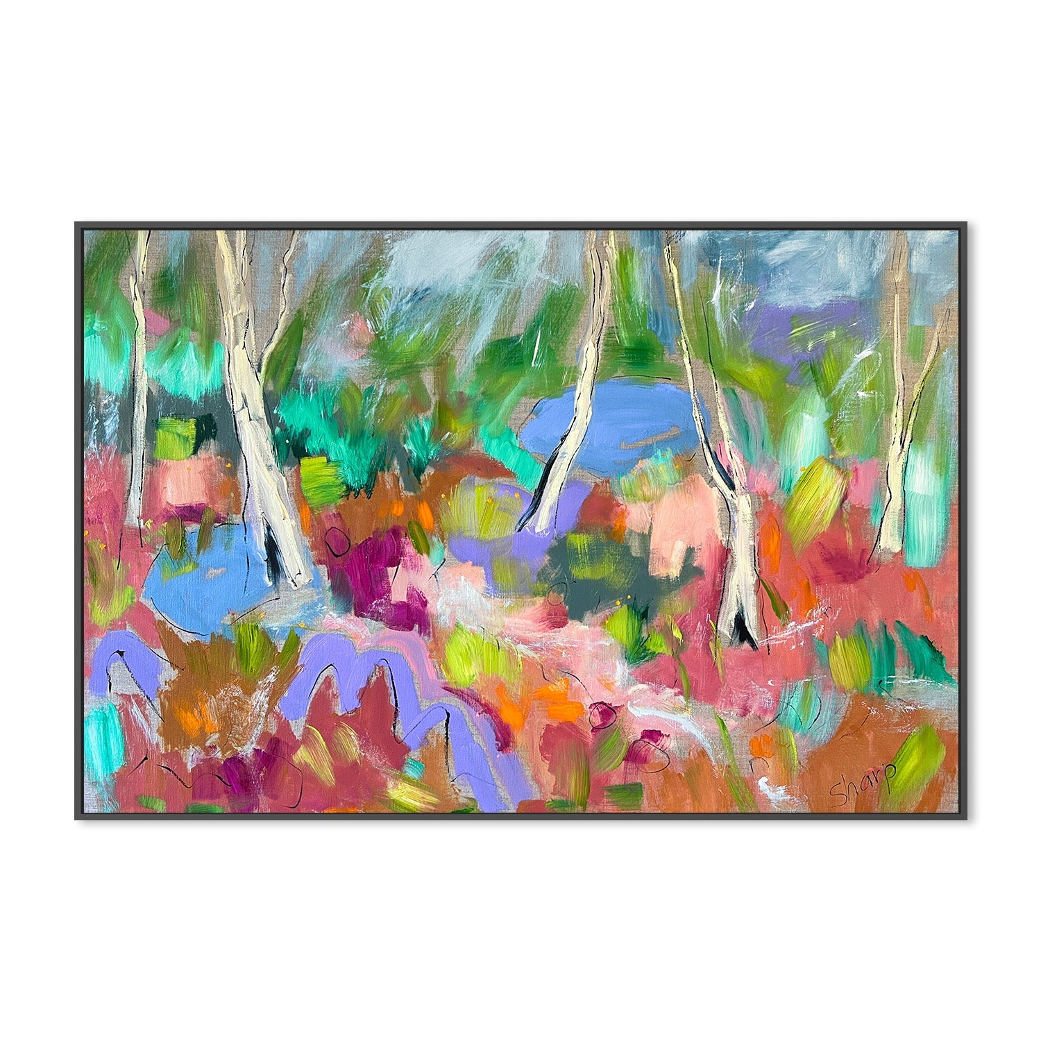 wall-art-print-canvas-poster-framed-Forest-3