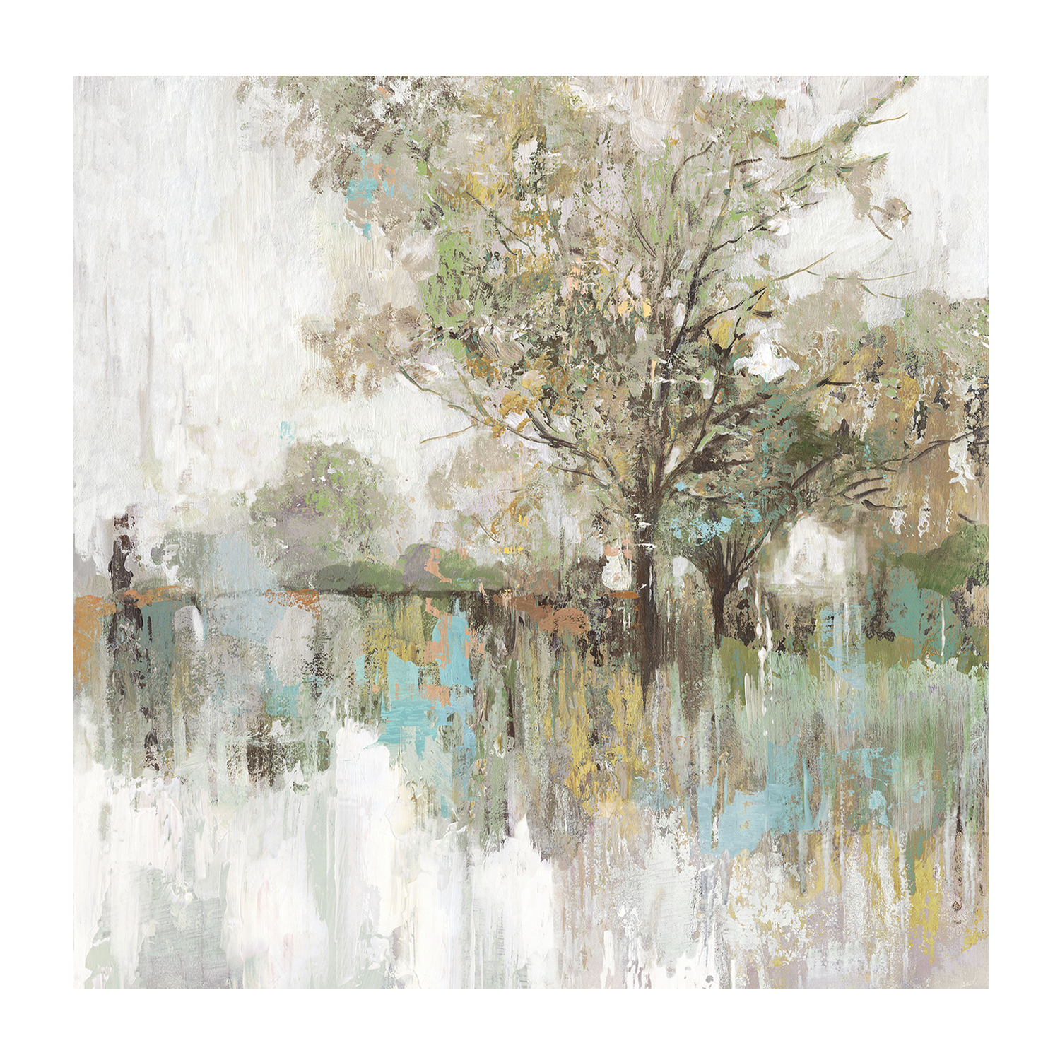wall-art-print-canvas-poster-framed-Forest Green Reflections-1