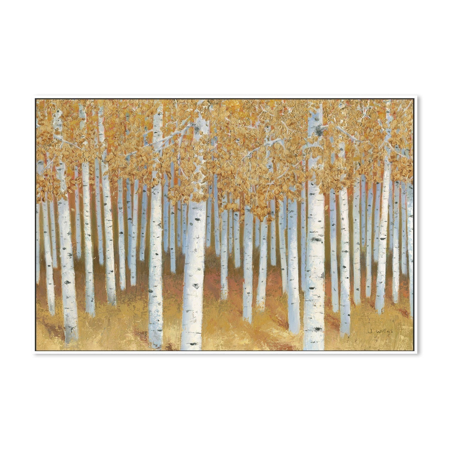 wall-art-print-canvas-poster-framed-Forest of Gold-by-James Wiens-Gioia Wall Art