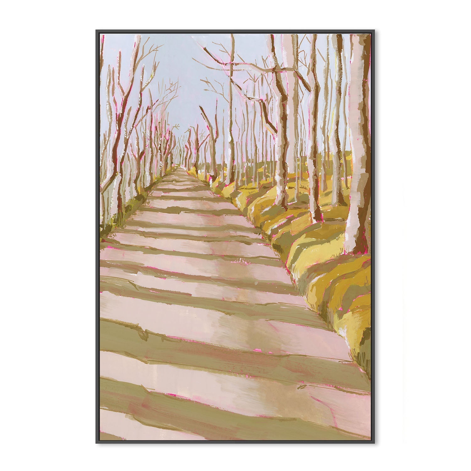 wall-art-print-canvas-poster-framed-Forest Path , By Lucrecia Caporale-3