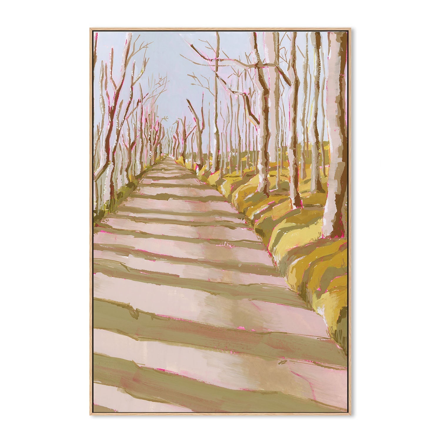 wall-art-print-canvas-poster-framed-Forest Path , By Lucrecia Caporale-4