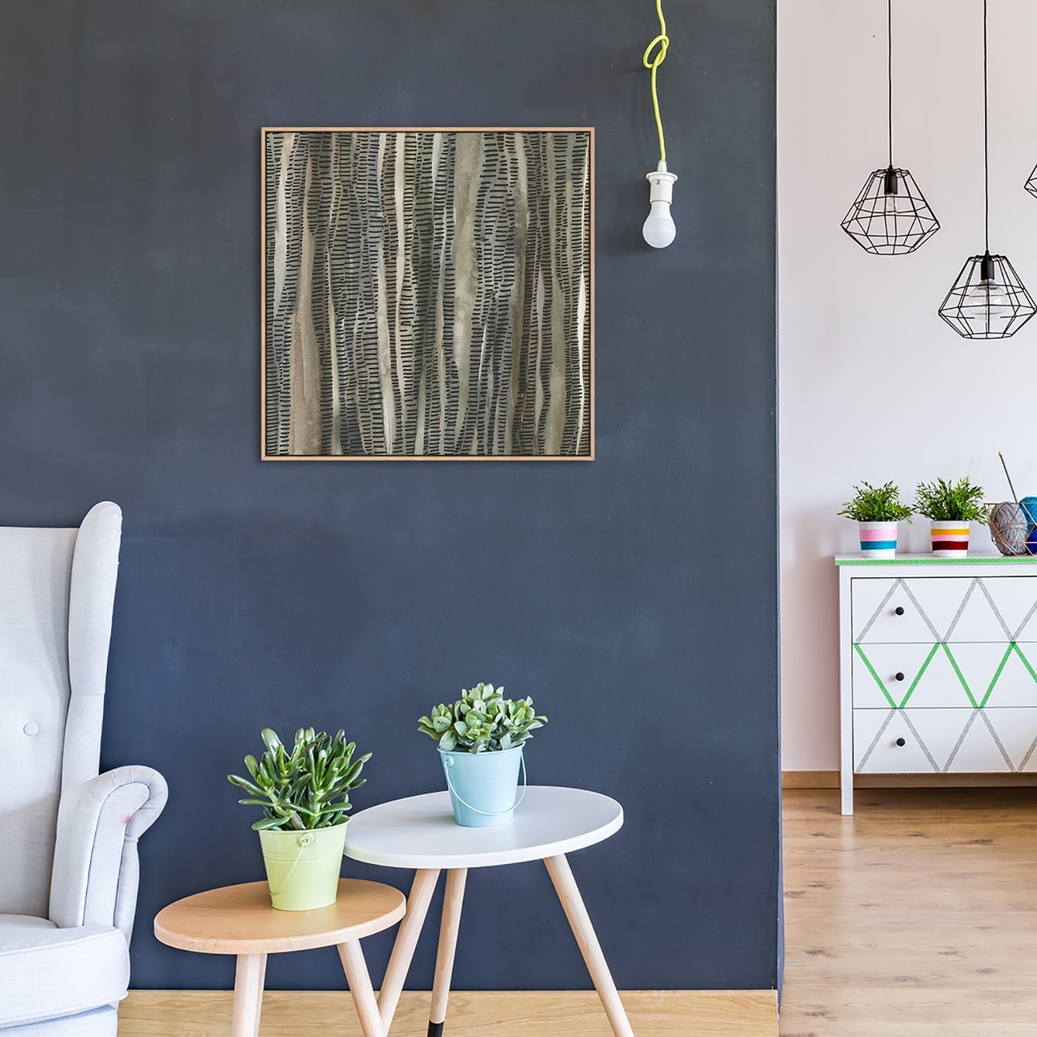 wall-art-print-canvas-poster-framed-Forest Pattern, Style A-by-Emily Wood-Gioia Wall Art