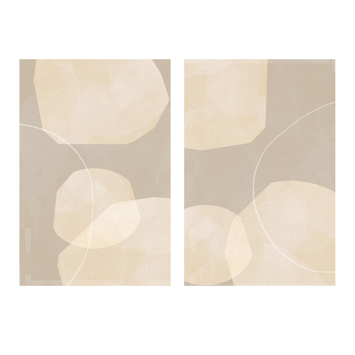 wall-art-print-canvas-poster-framed-Form, Style A & B, Set Of 2 , By Aoibhne Hogan-1