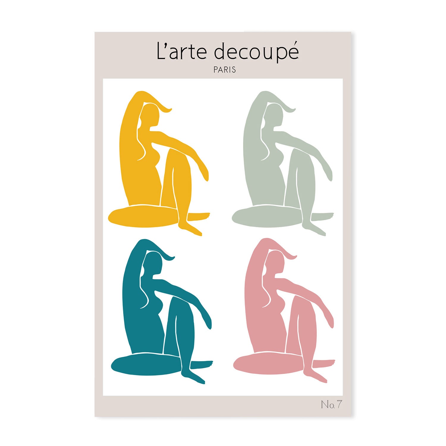 wall-art-print-canvas-poster-framed-Four Figures-by-Plus X Studio-Gioia Wall Art